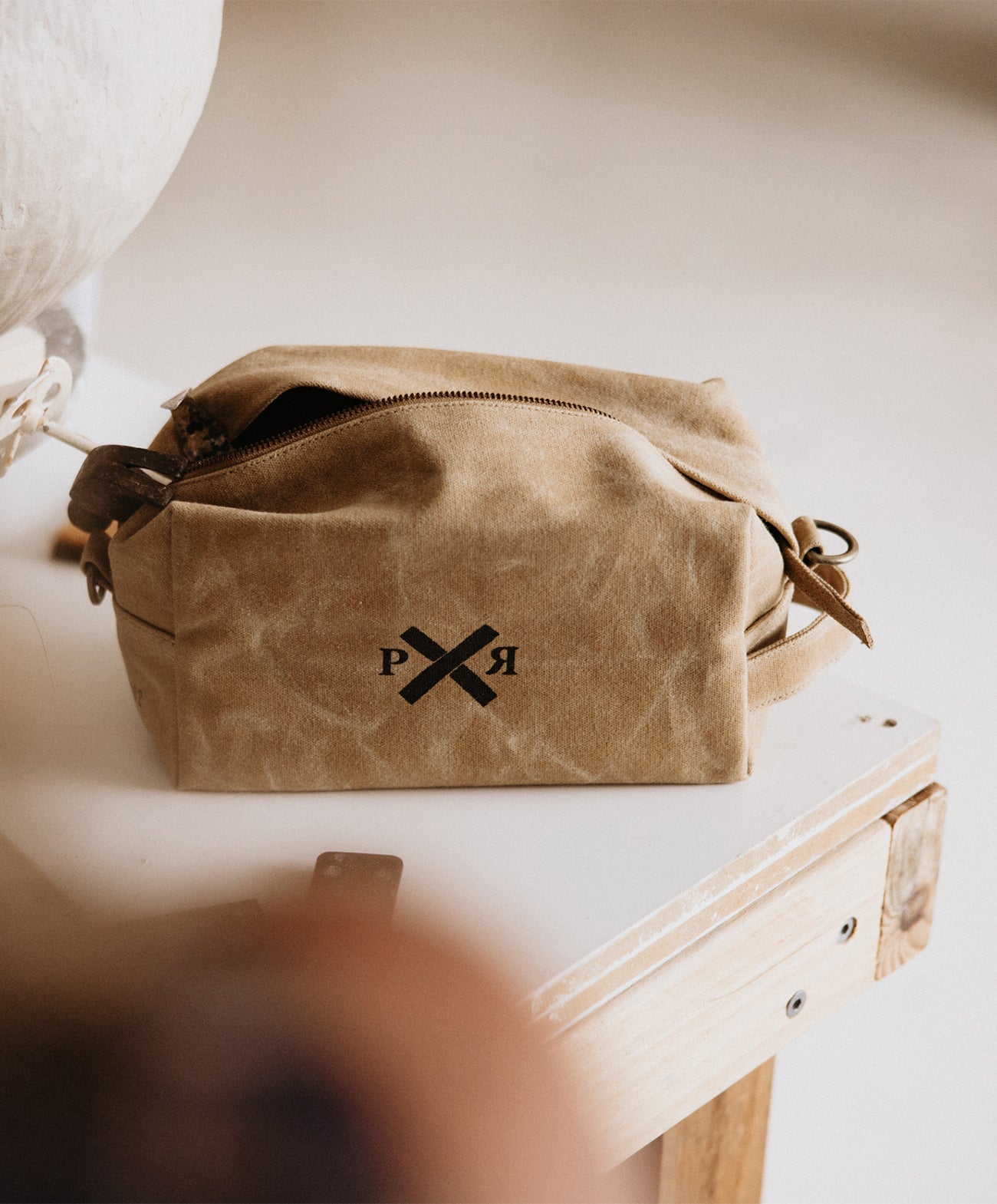 Slow Road Duffle Toiletry Bag | Clay