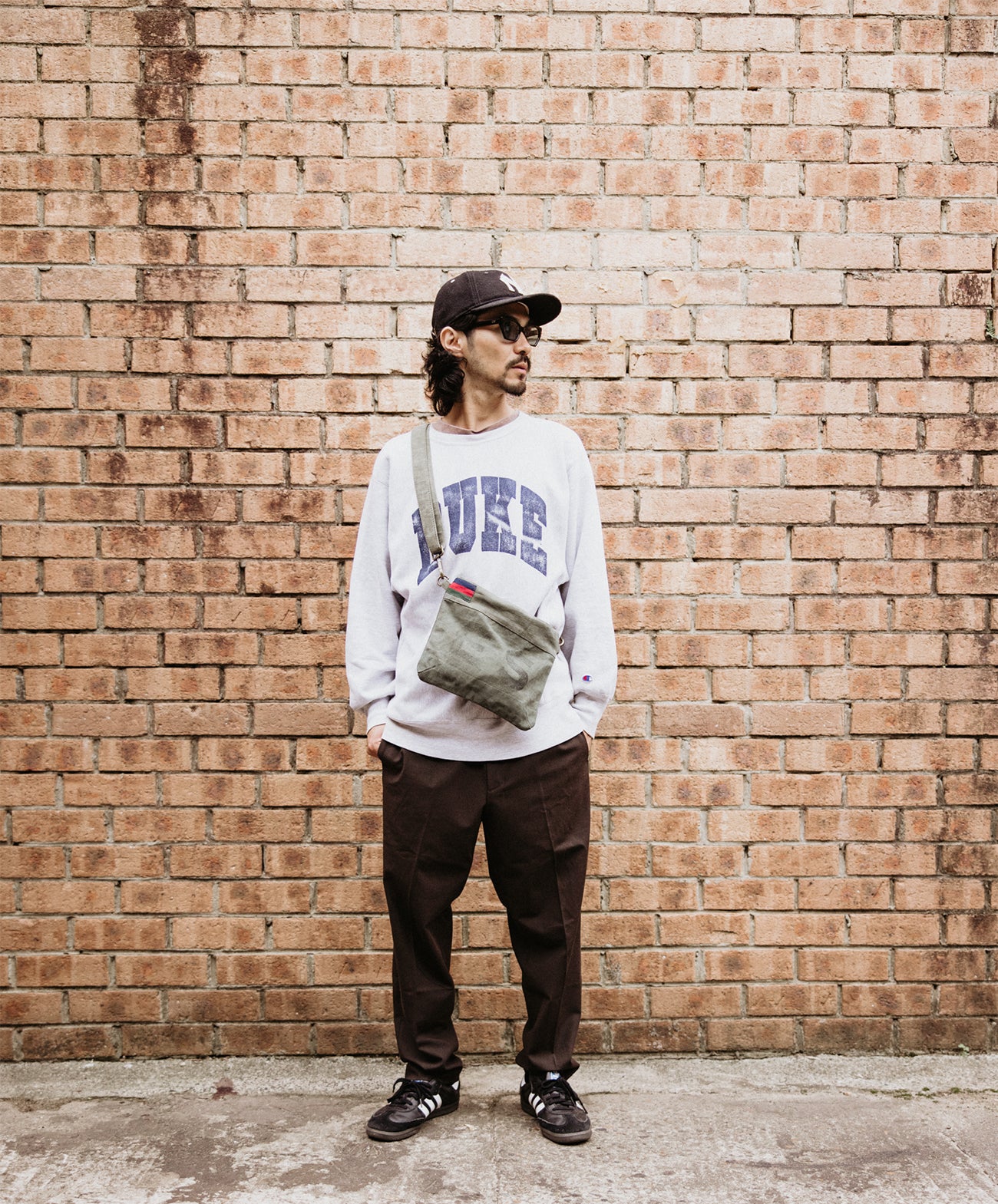 Land of Mates Clutch | Upcycled | Khaki