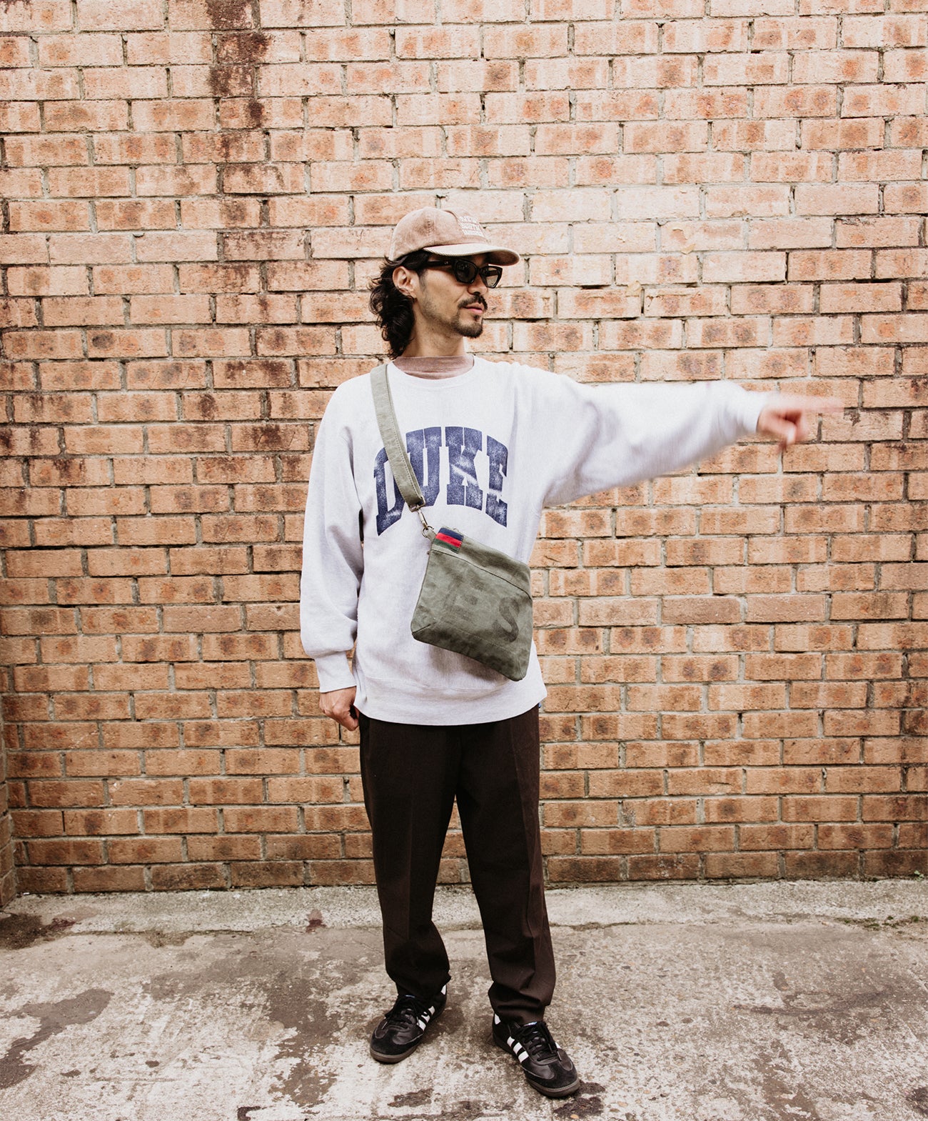 Land of Mates Clutch | Upcycled | Khaki