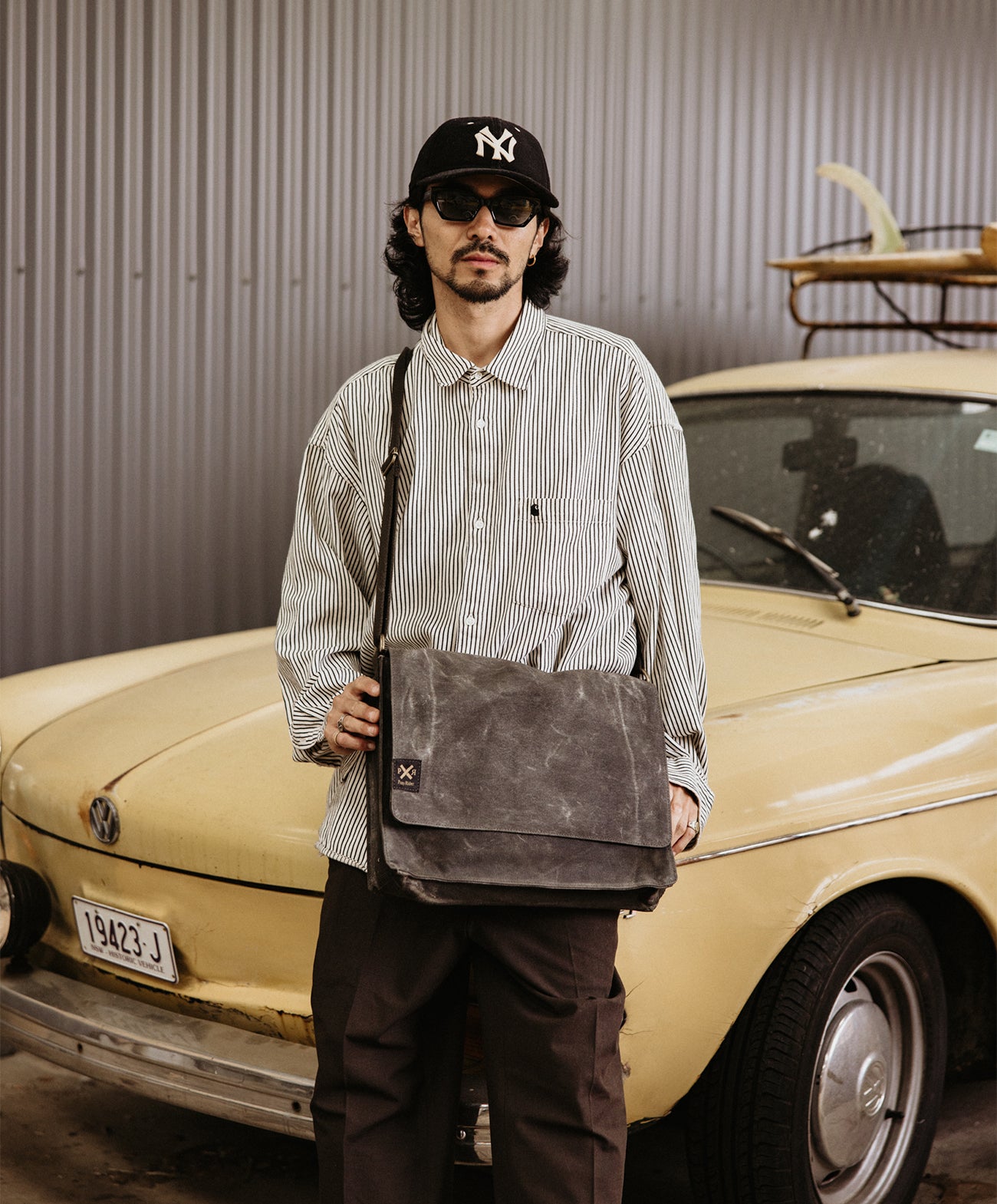 Slow Road Laptop Satchel | Black