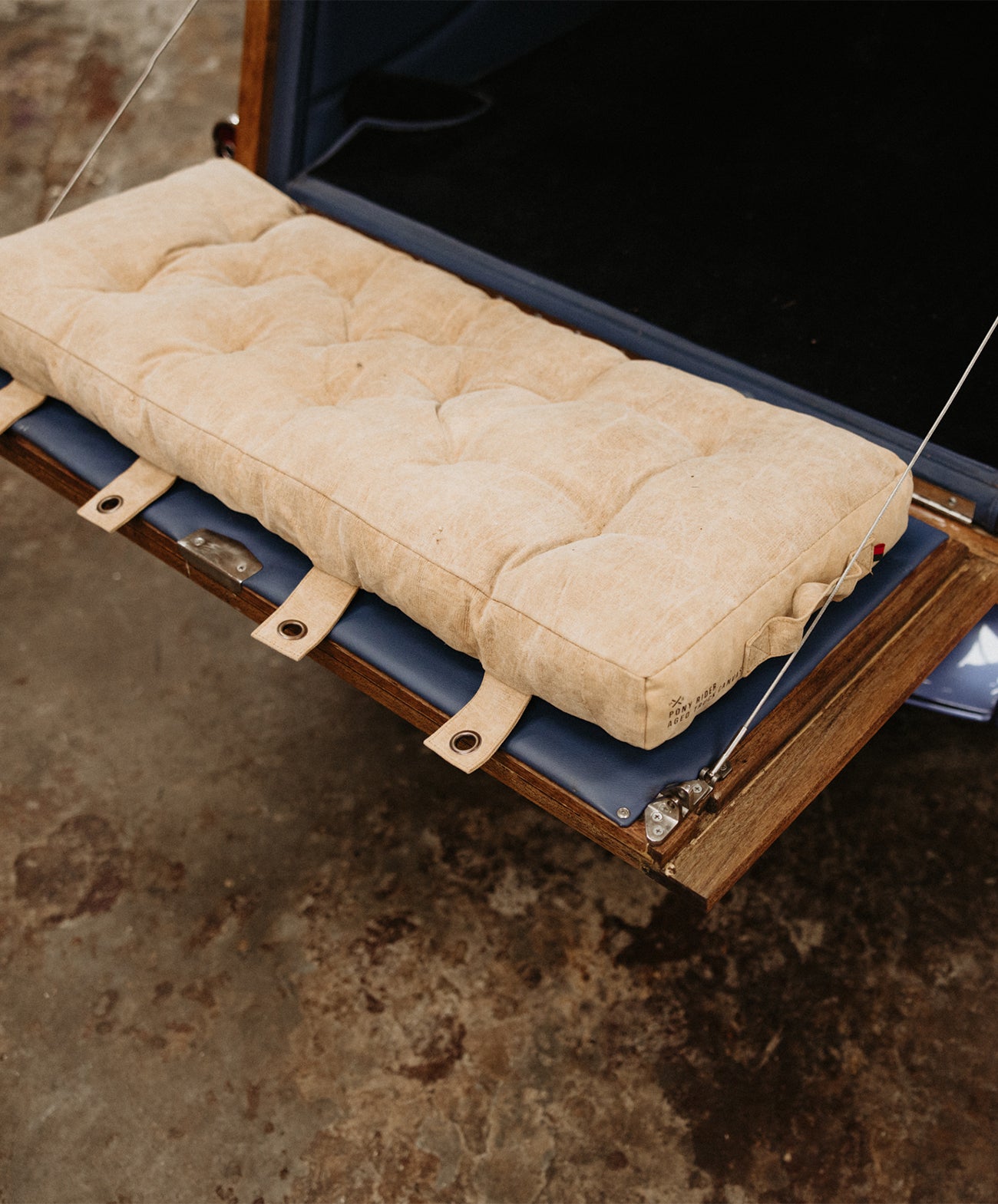 Field Tripper Bench Cushion | Upcycled | Clay