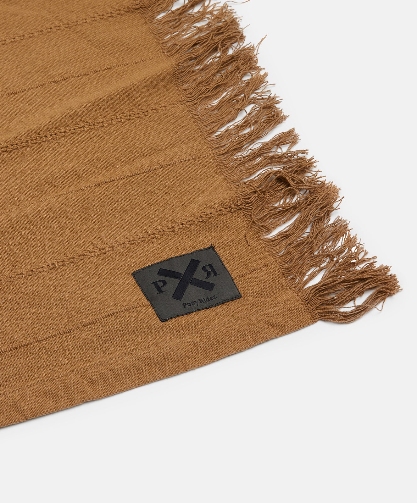 Ancestors Way Travel Brown Throw Blanket | Toffee