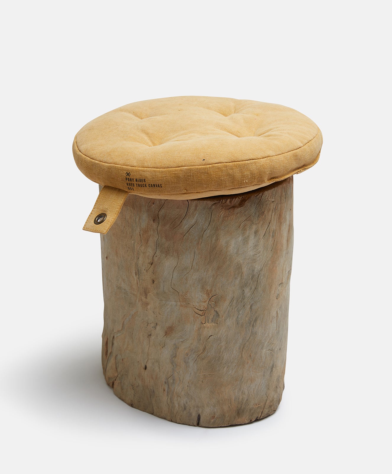 Camp Fire Outdoor Seat Cushion | Up-cycled | Clay