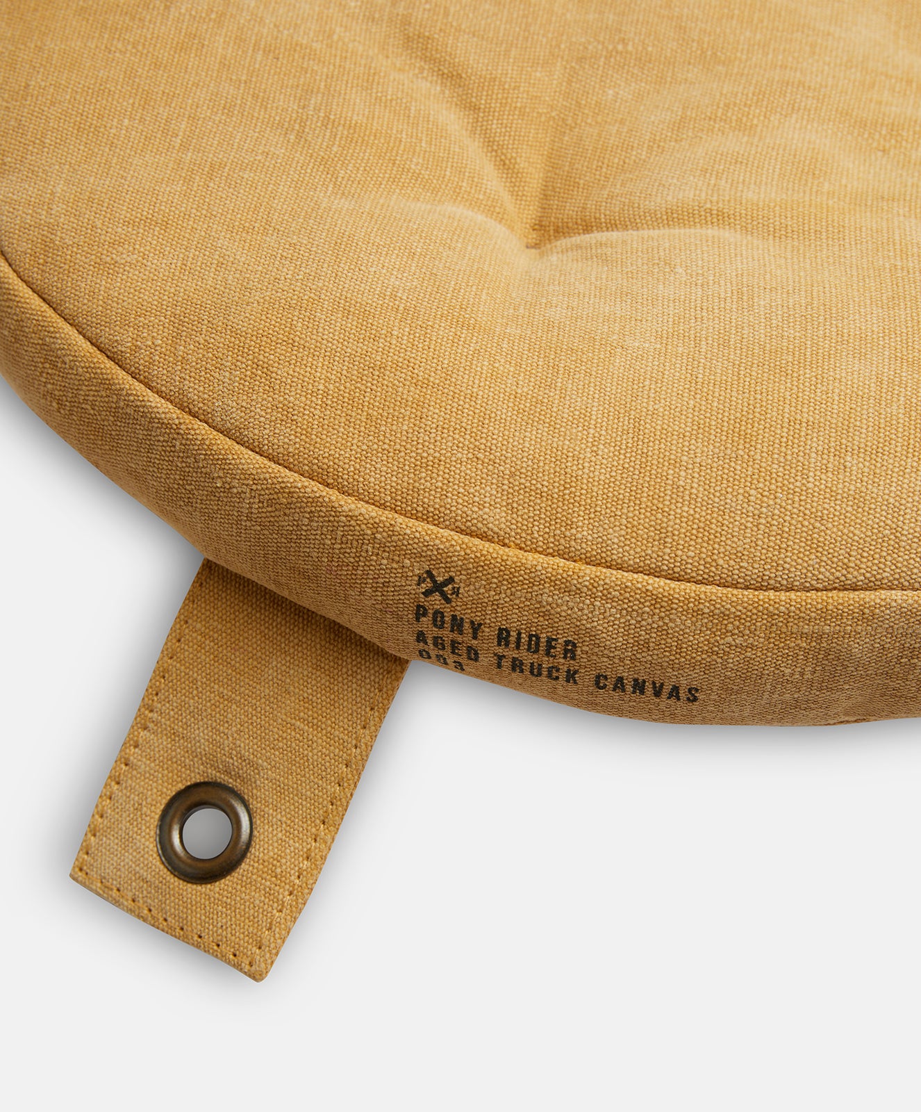 Camp Fire Outdoor Seat Cushion | Up-cycled | Clay