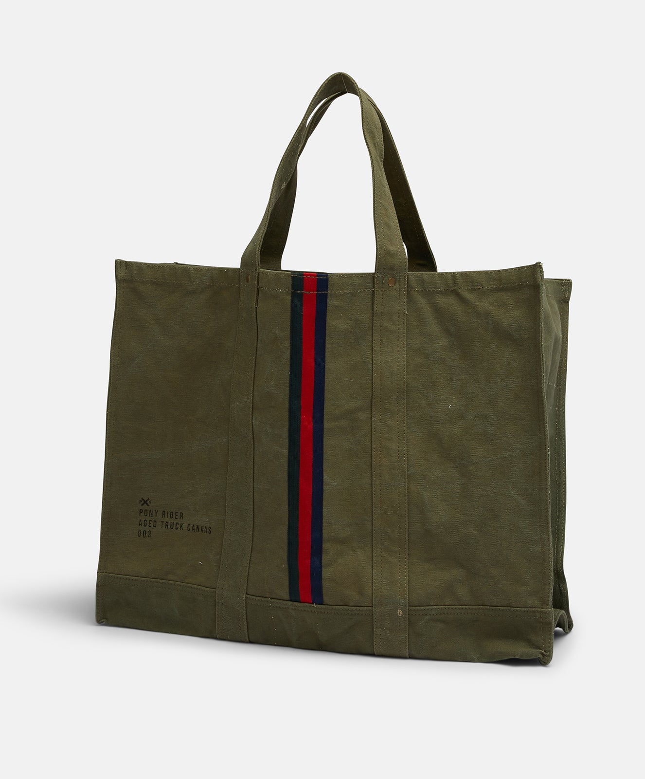 Escapee Canvas Tote Bag | Khaki Upcycled