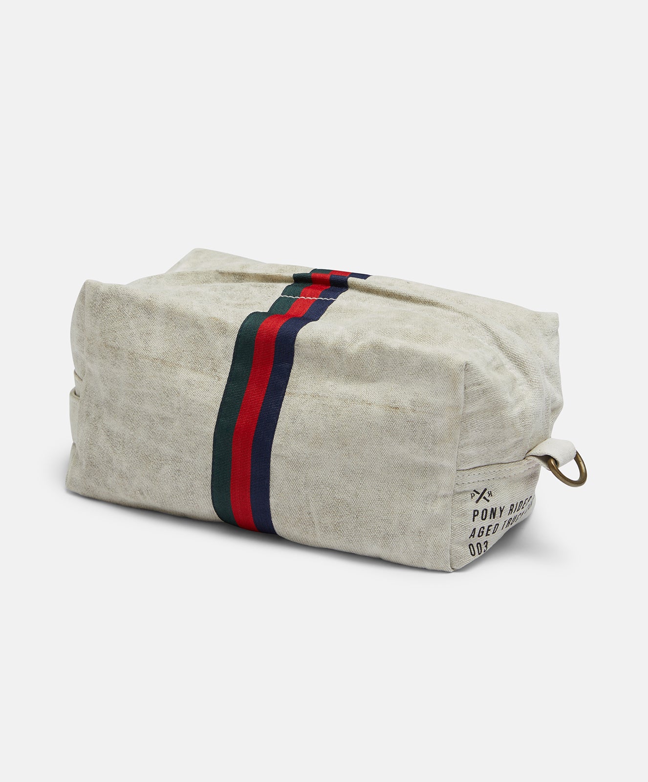 Escapee Canvas Toiletry Bag | Upcycled | Natural
