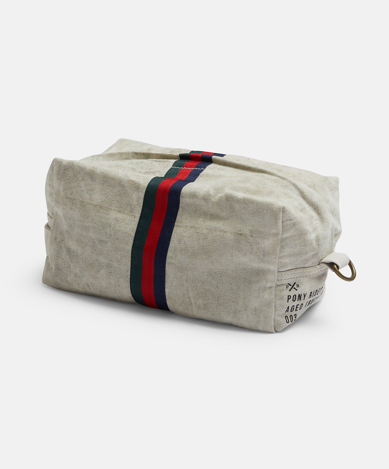 Escapee Canvas Toiletry Bag | Upcycled | Natural