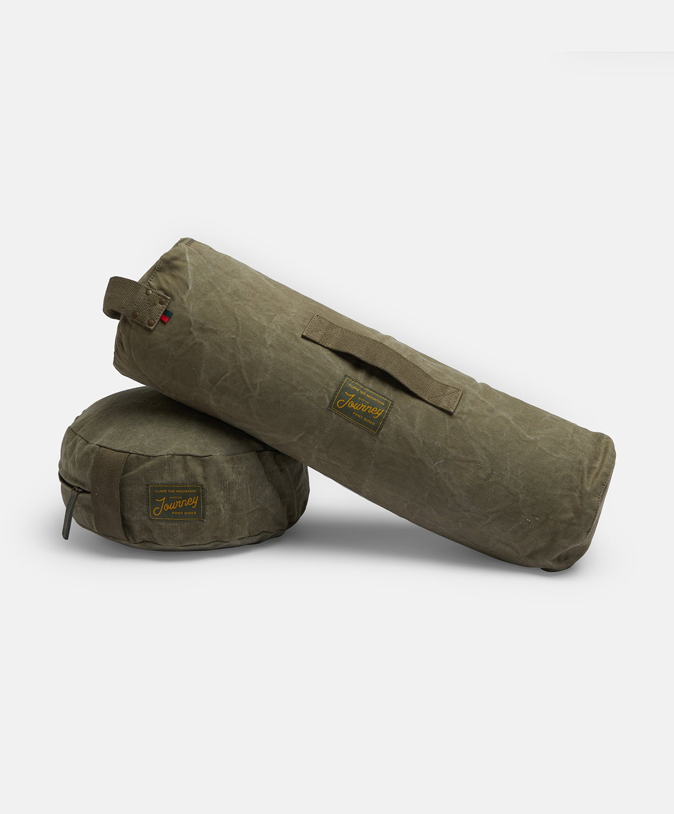 Ground Up Yoga Bolster | Upcycled Khaki
