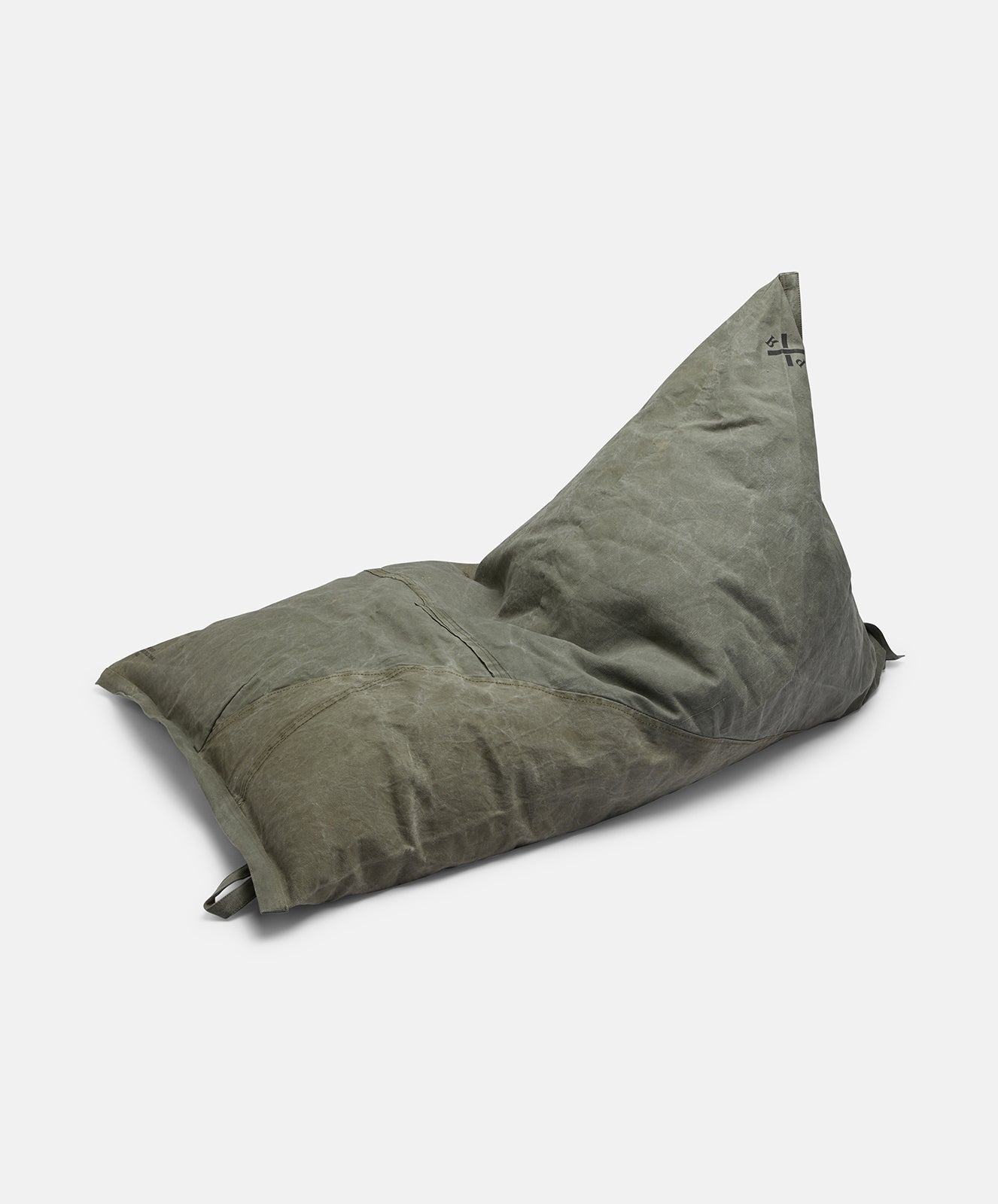 Hiked Up Bean Bag | Khaki | Upcycled