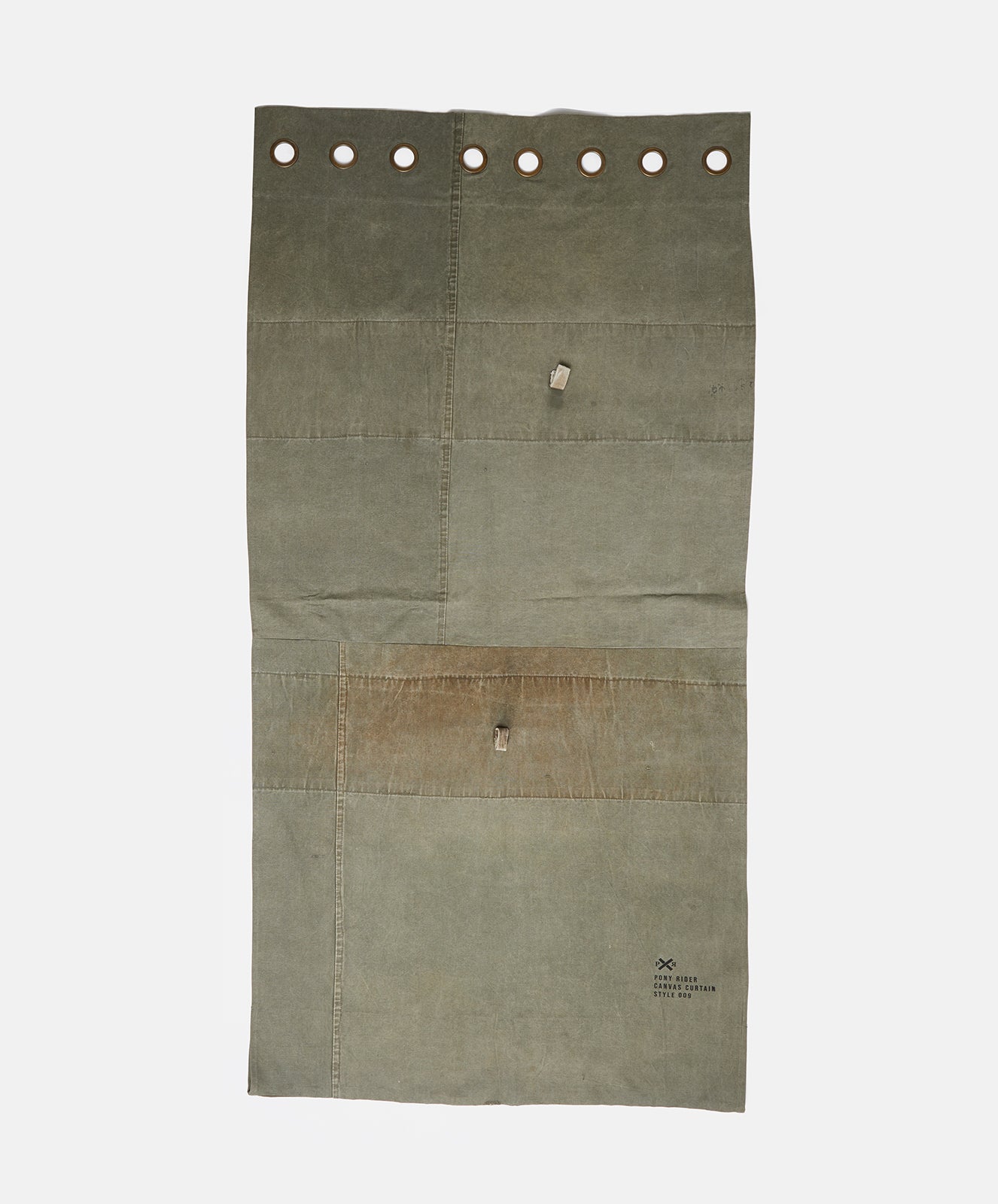 Mr Prude Canvas Curtain | Upcycled | Khaki