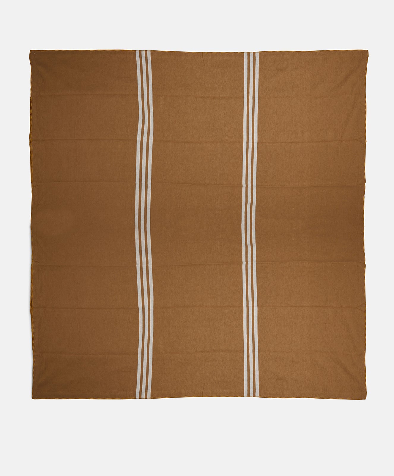 New Yorker Cotton Blanket | Brown / White | King