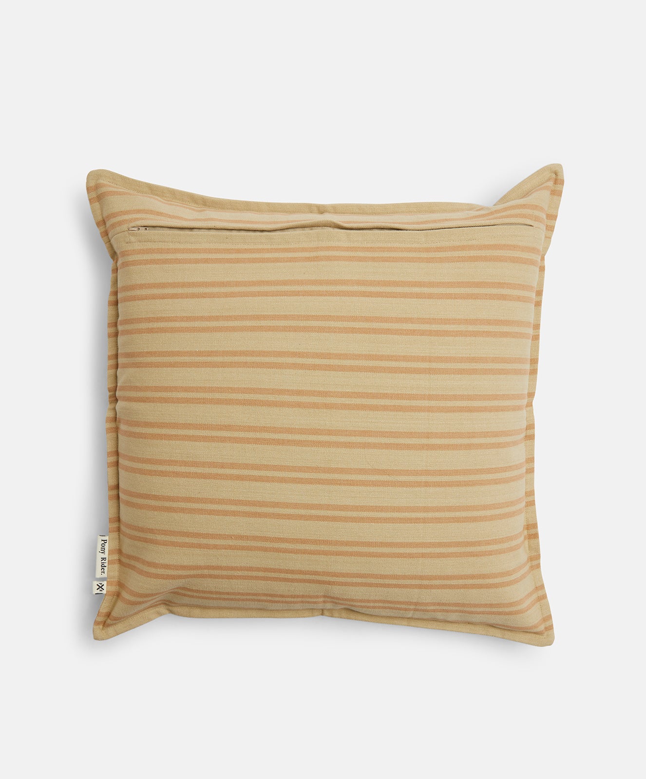 Woven Safari Striped Cushion | Light Safari