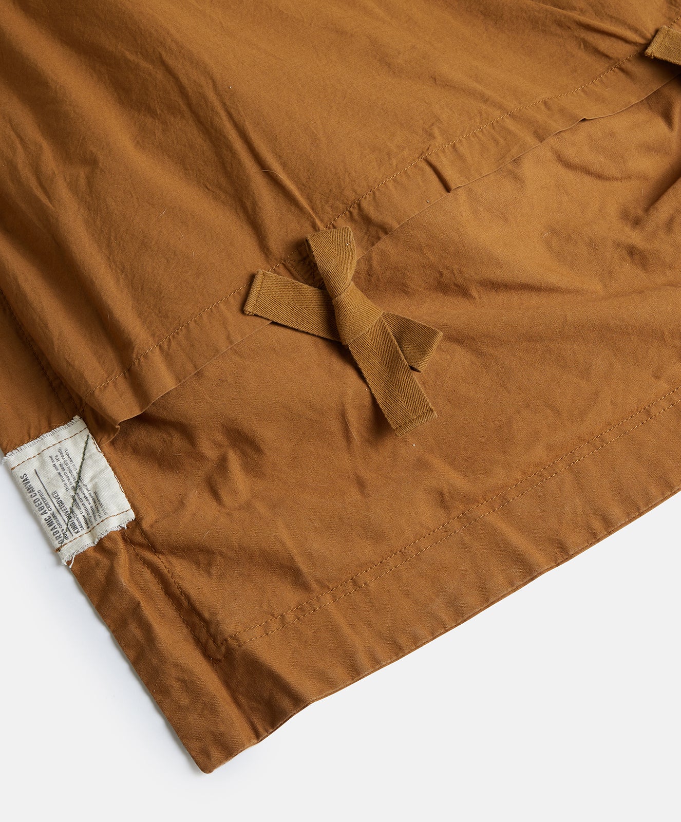 Organic Canvas Duvet Cover | Toffee Brown