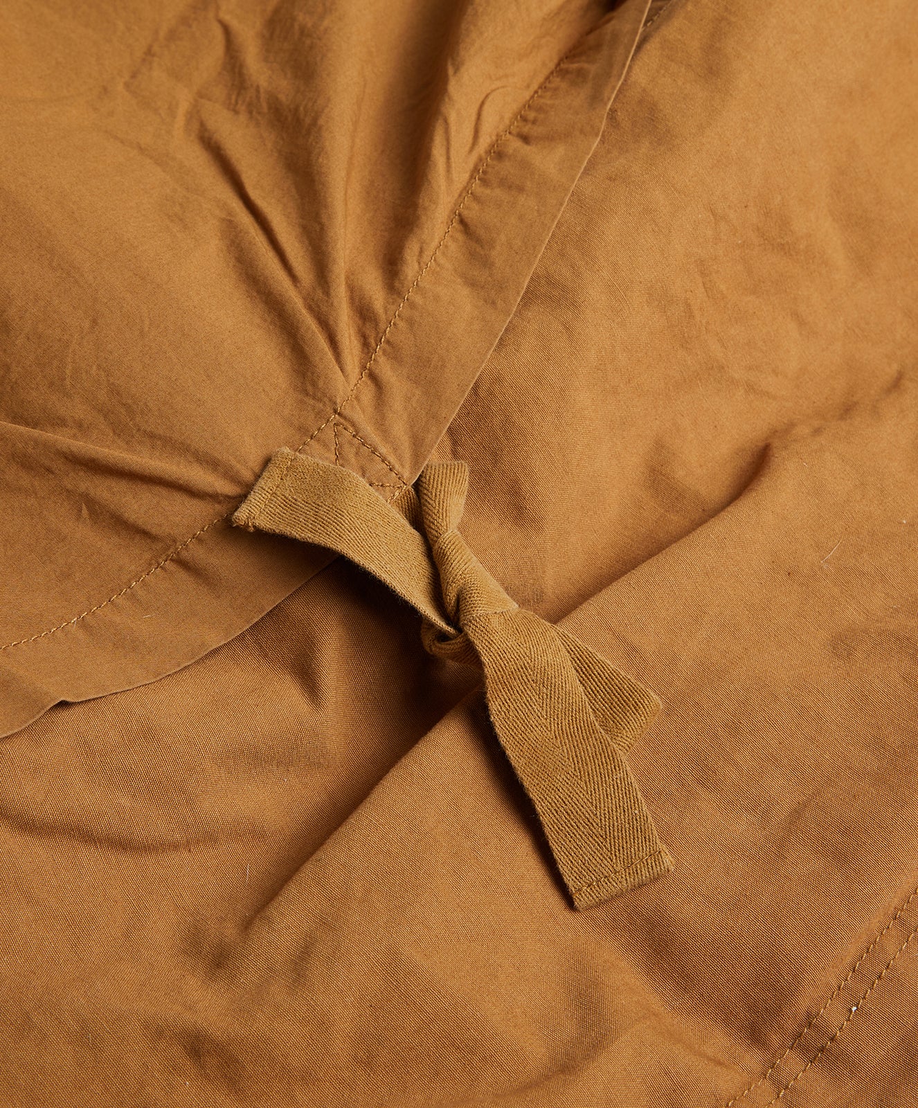 Organic Canvas Duvet Cover | Toffee Brown