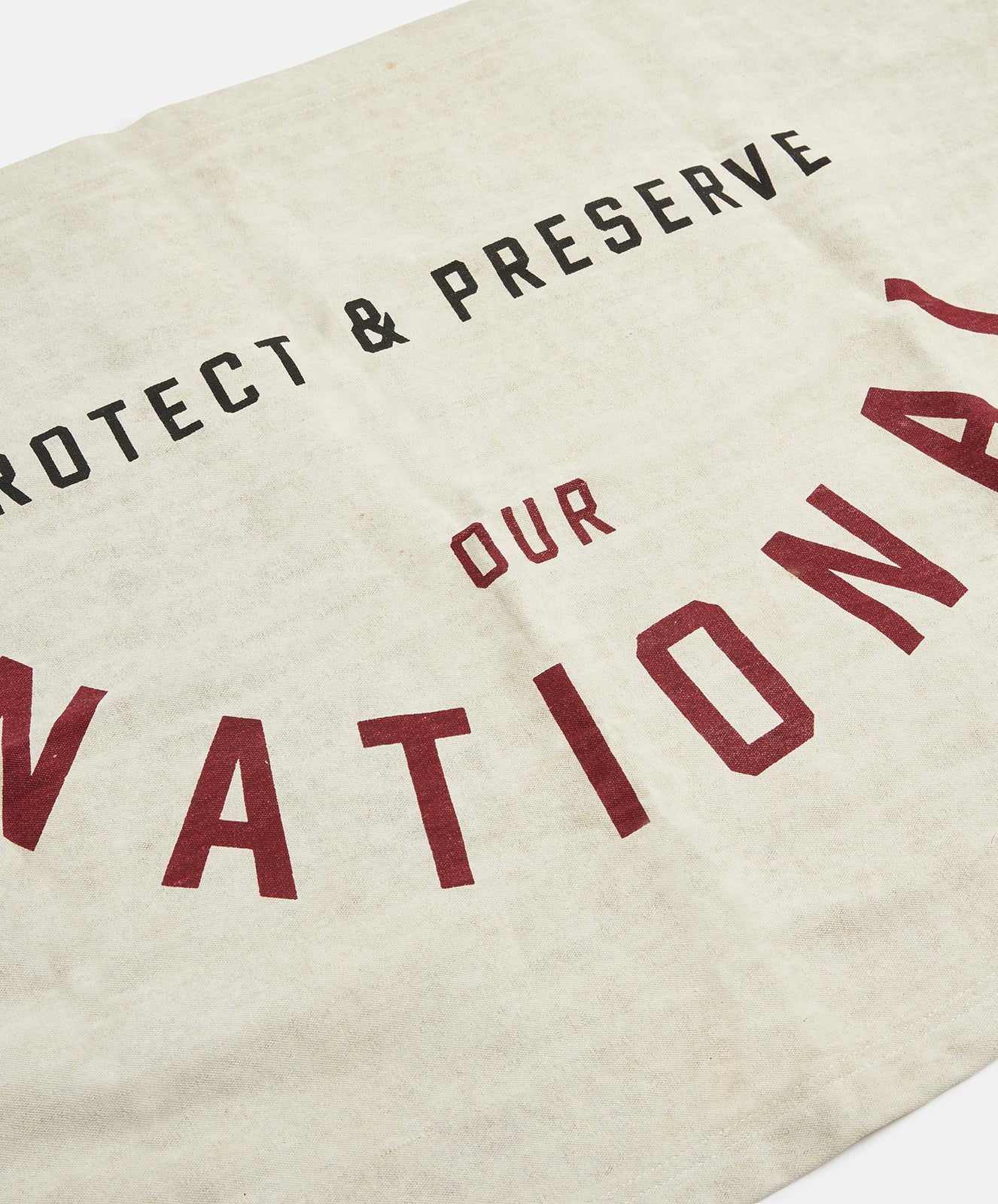 Our National Wall Banner | Natural Upcycled