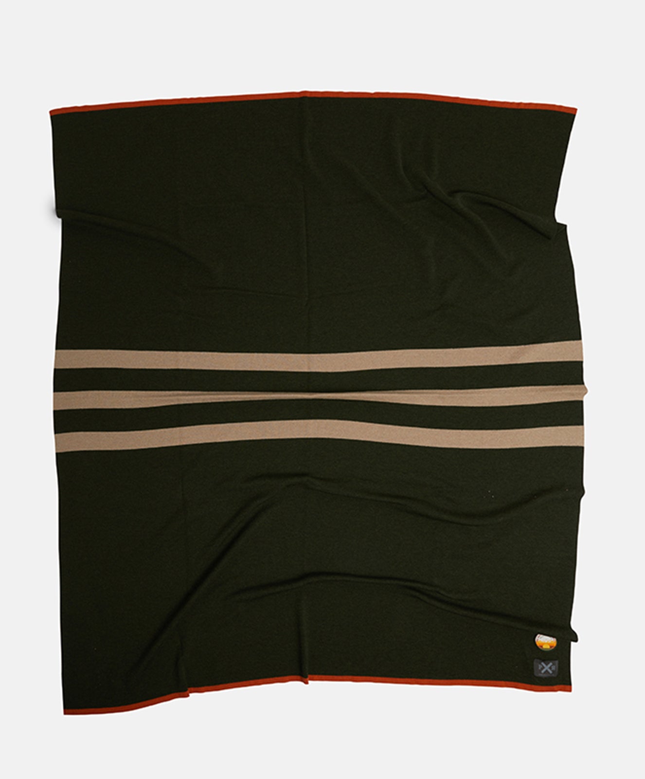 Outback Stripe Blanket | Khaki Melange