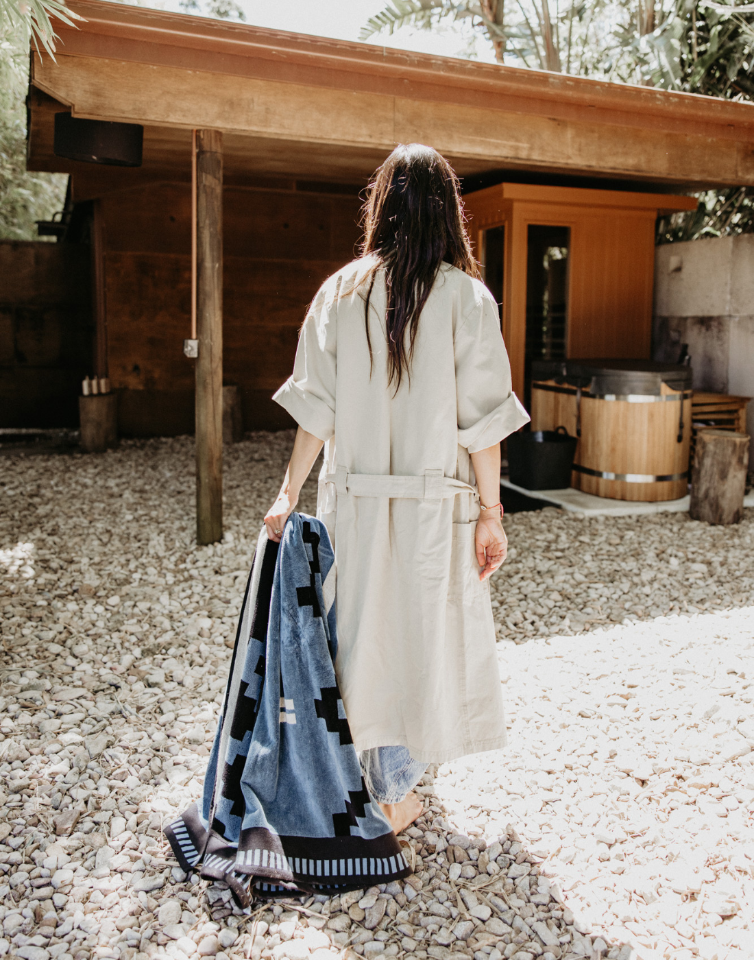 Weekender Organic Canvas Robe | Safari