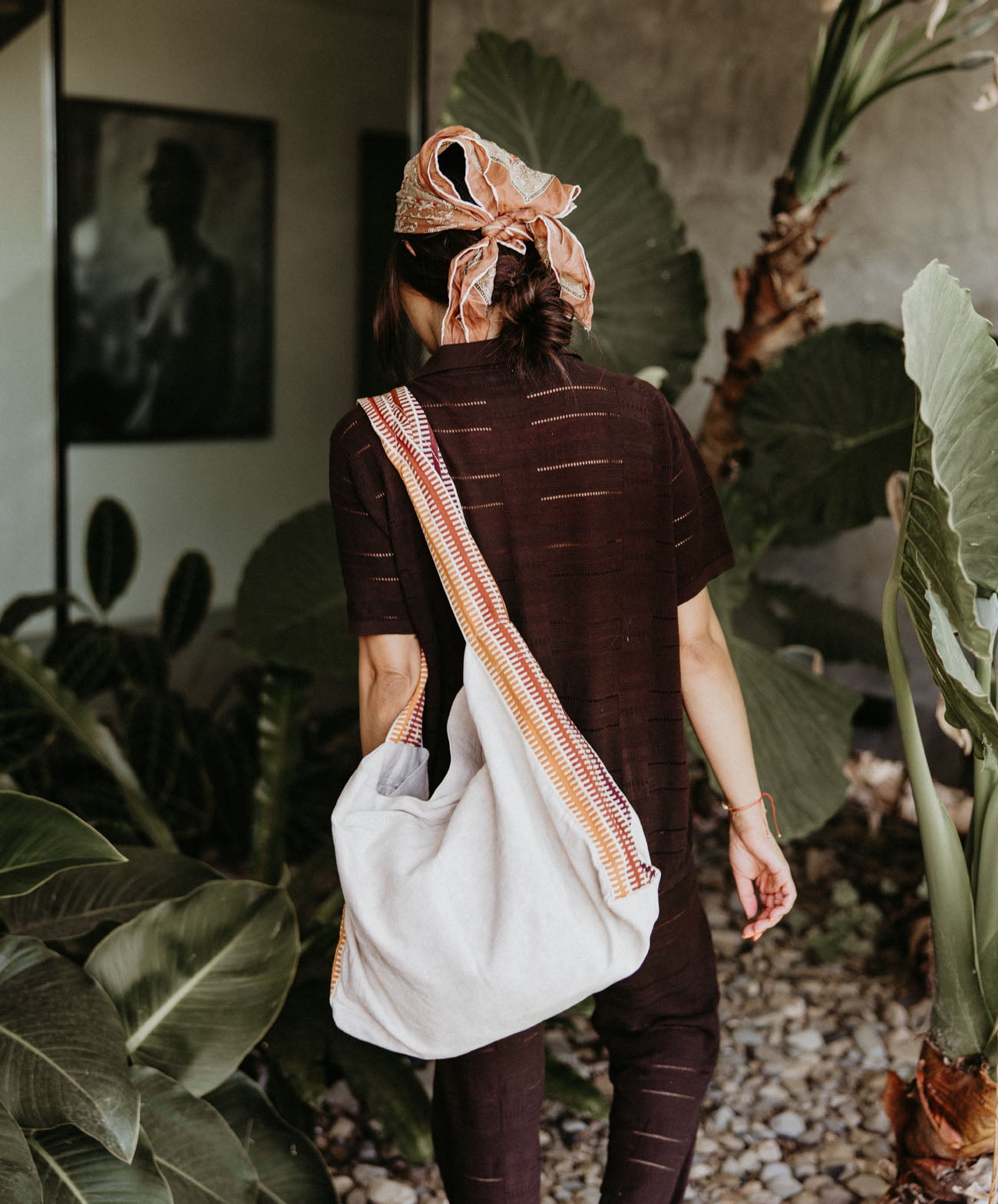 Adventure Slouch Bag | Upcycled | Natural