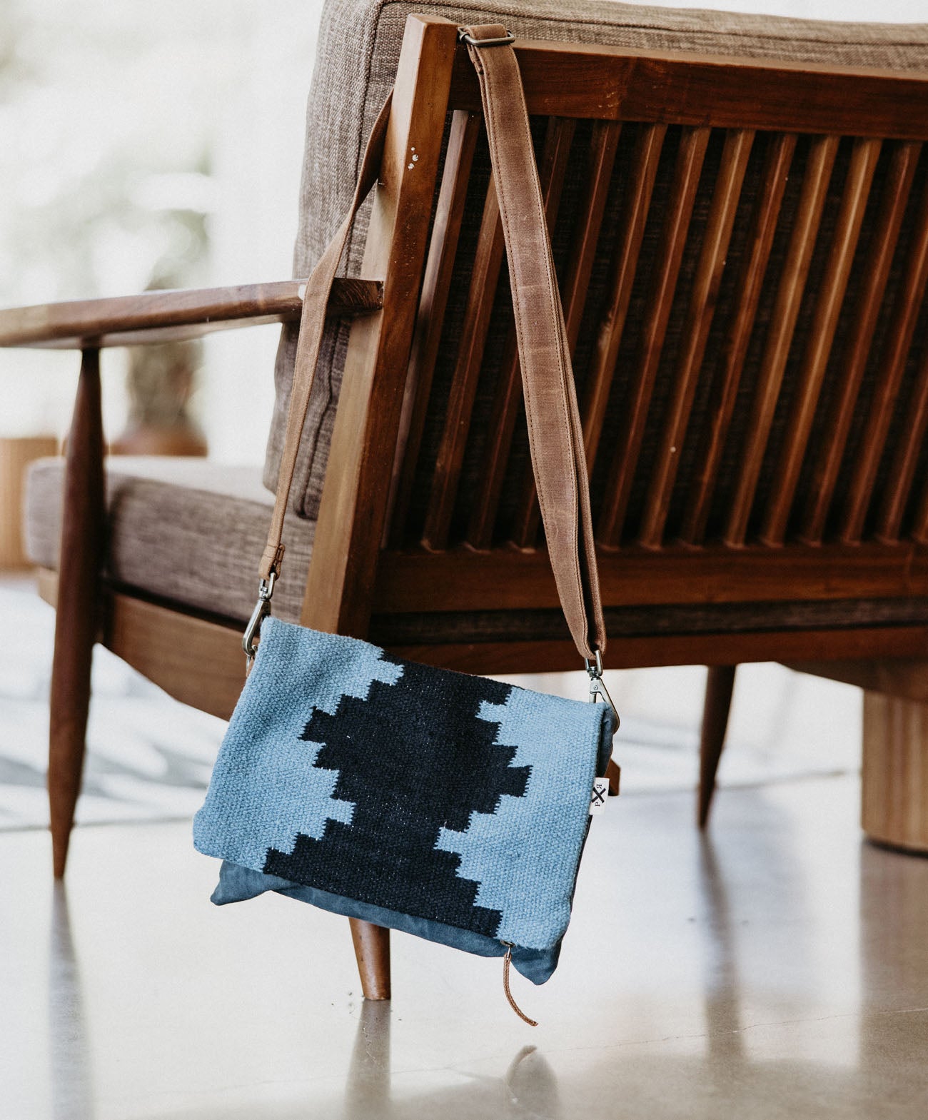 Market Clutch Bag | Blue