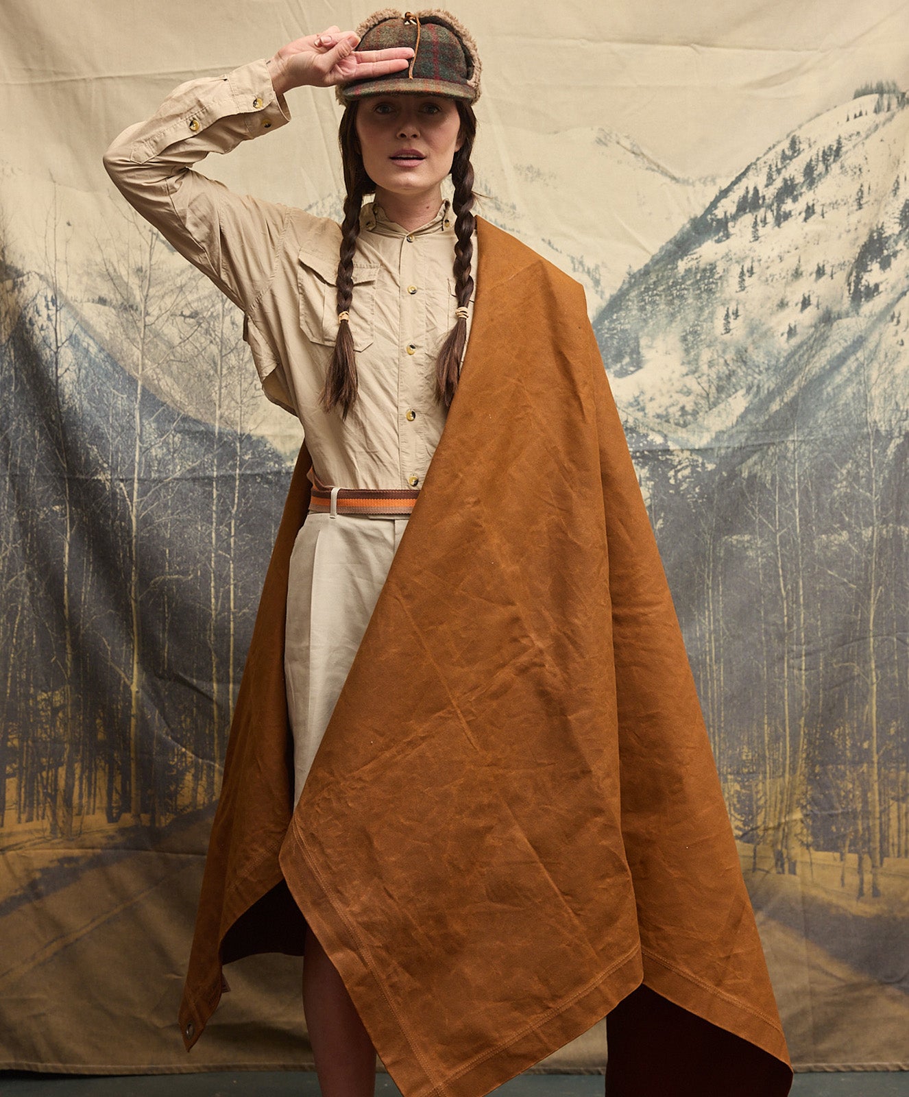 Day Tripper Outdoor Canvas Throw | Spice