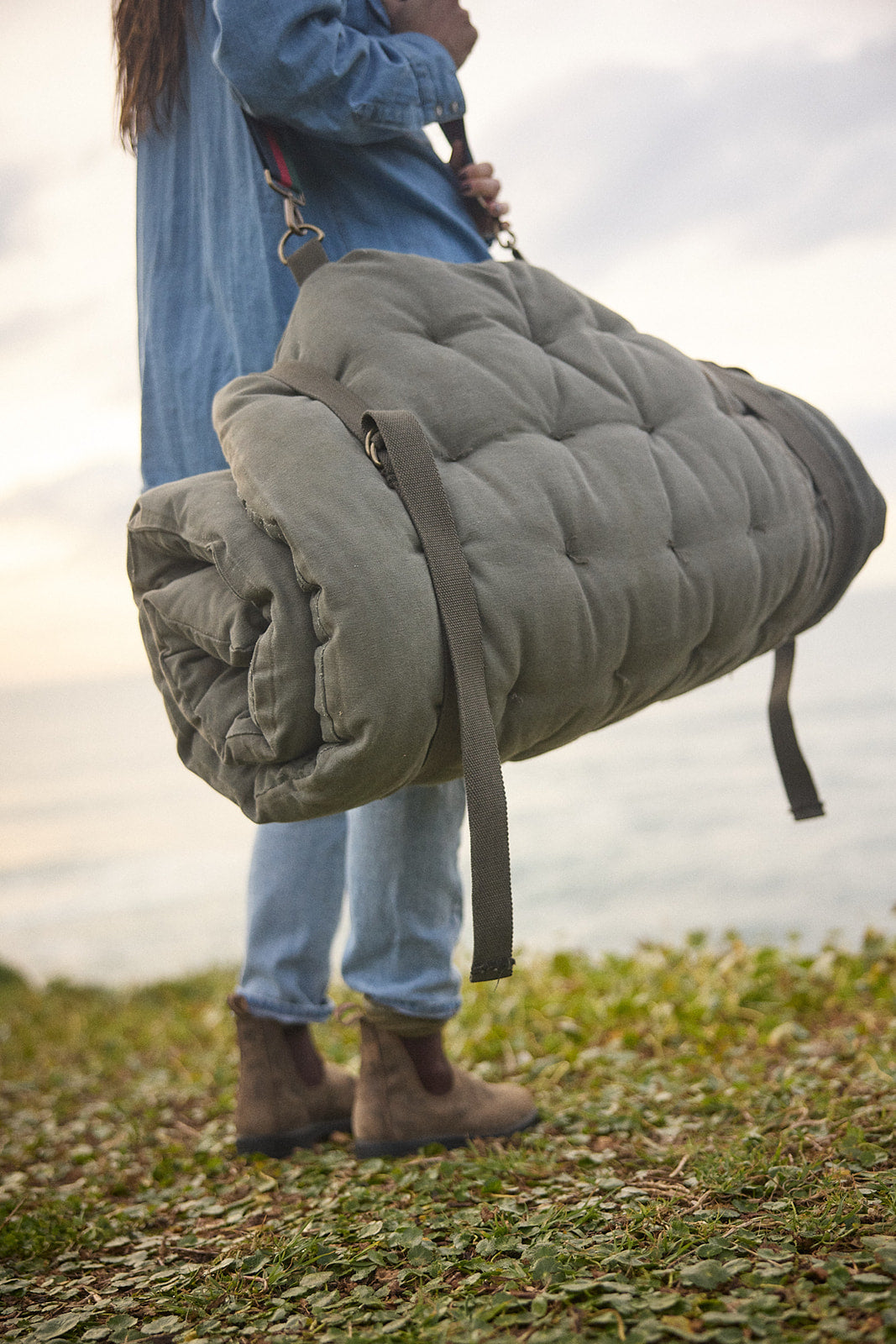 The Chill Out Futon Mattress | Recycled Khaki