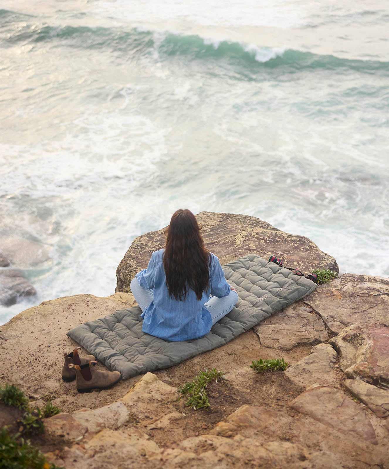 The Chill Out Futon Mattress | Recycled Khaki