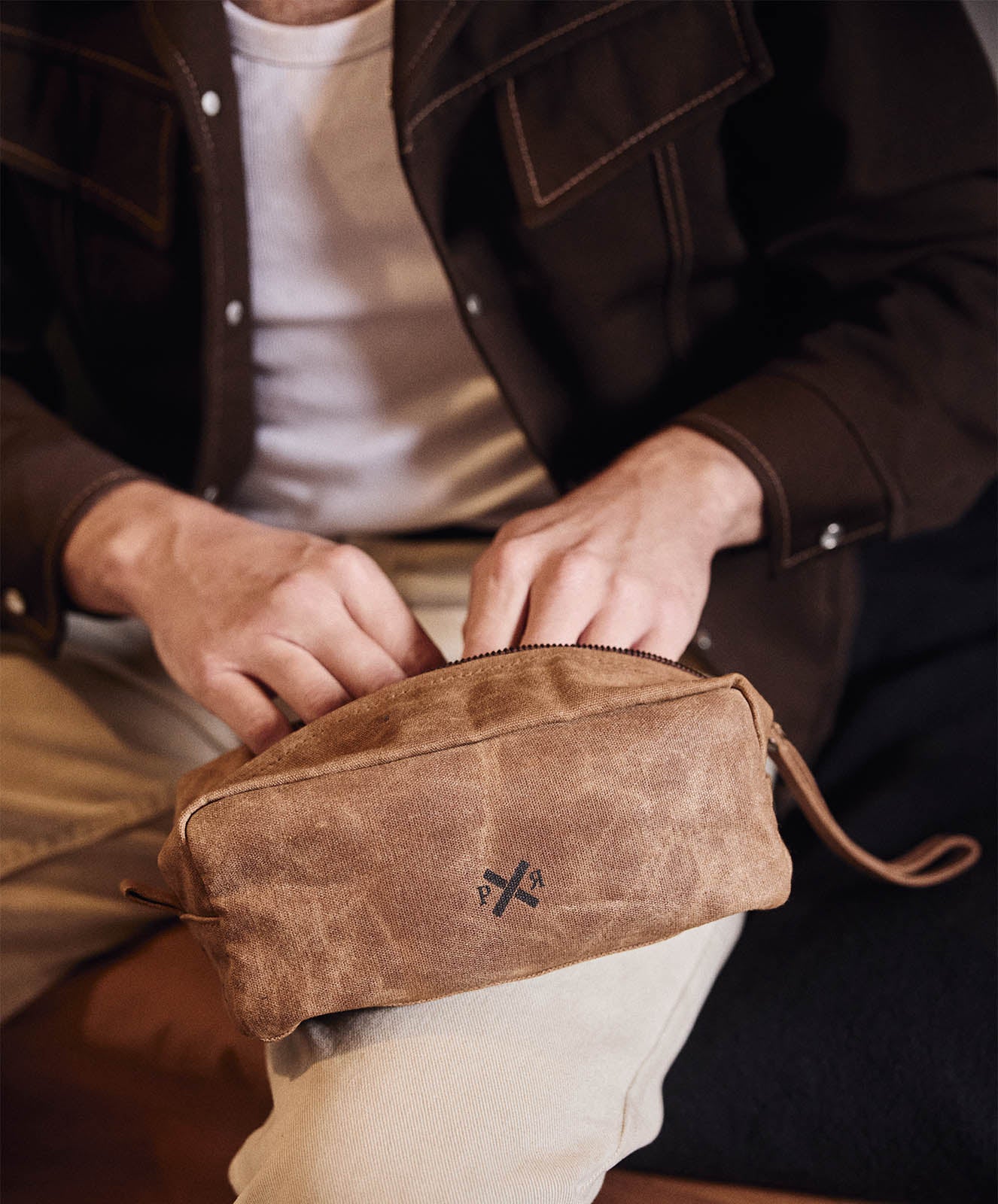 Day Tripper Canvas Pencil Case | Spice