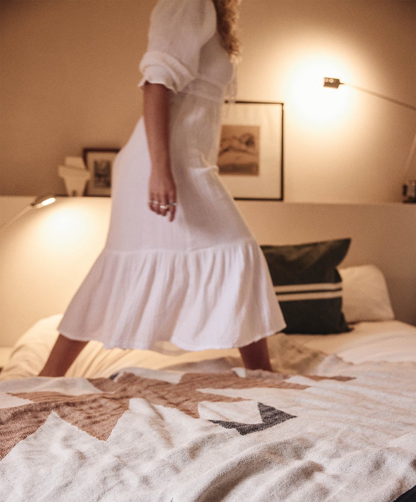 Rocky Peaks Throw | Natural