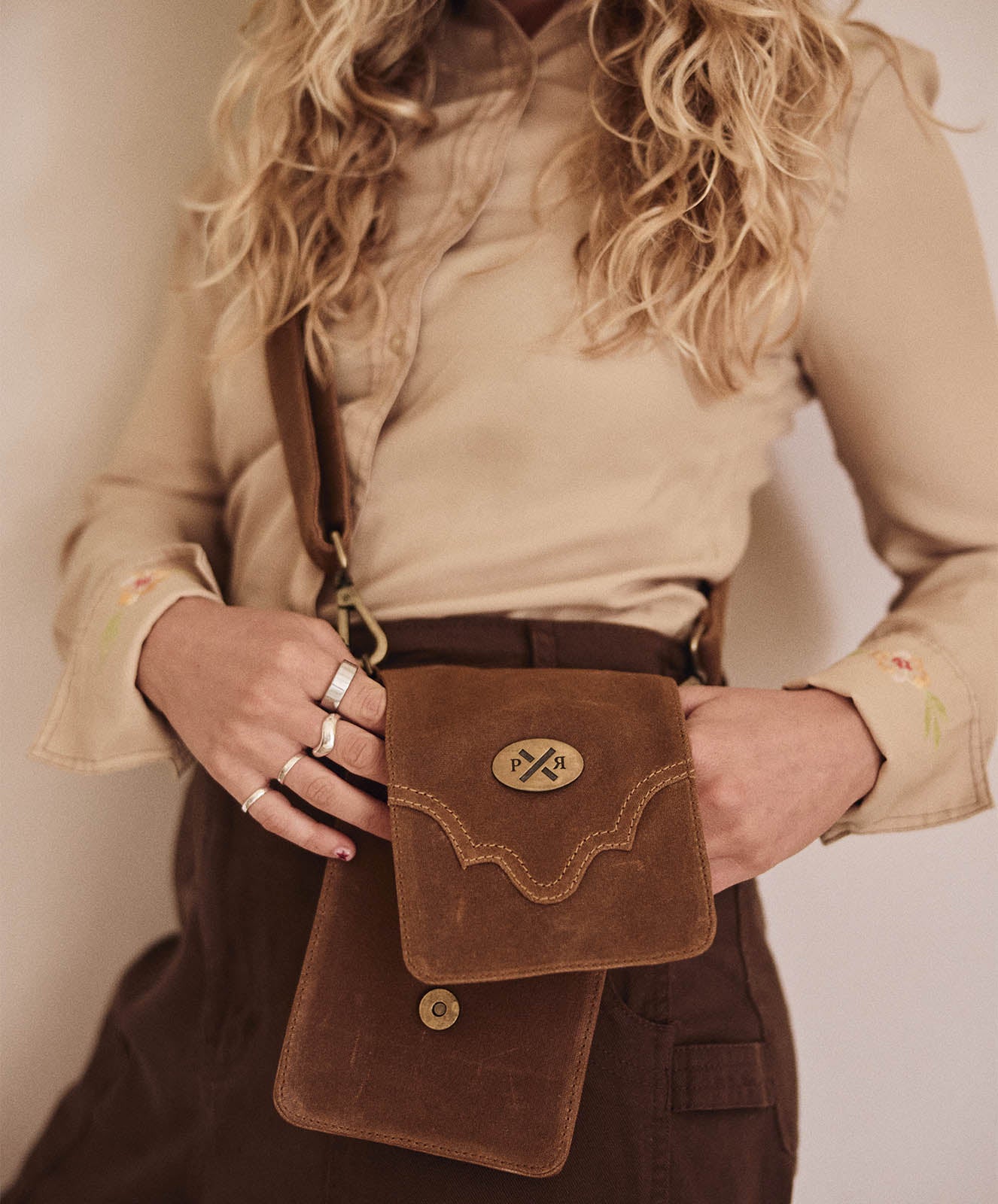 Slow Road Cross Body Phone Satchel Bag | Spicy Cowboy