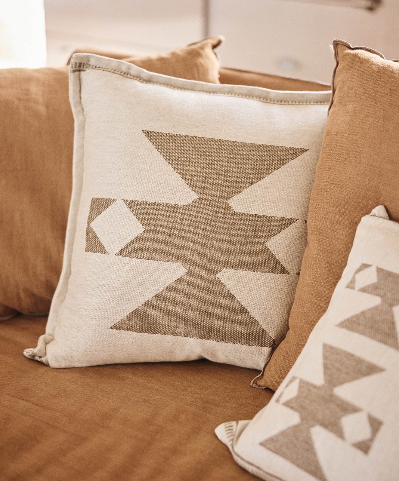 Forest Trail Cushion | Natural