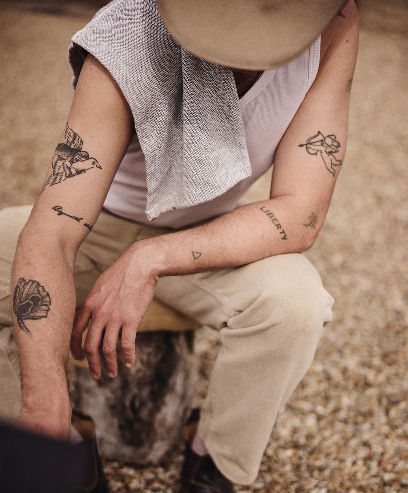 Sergeant Tea Towel | Natural / Grey