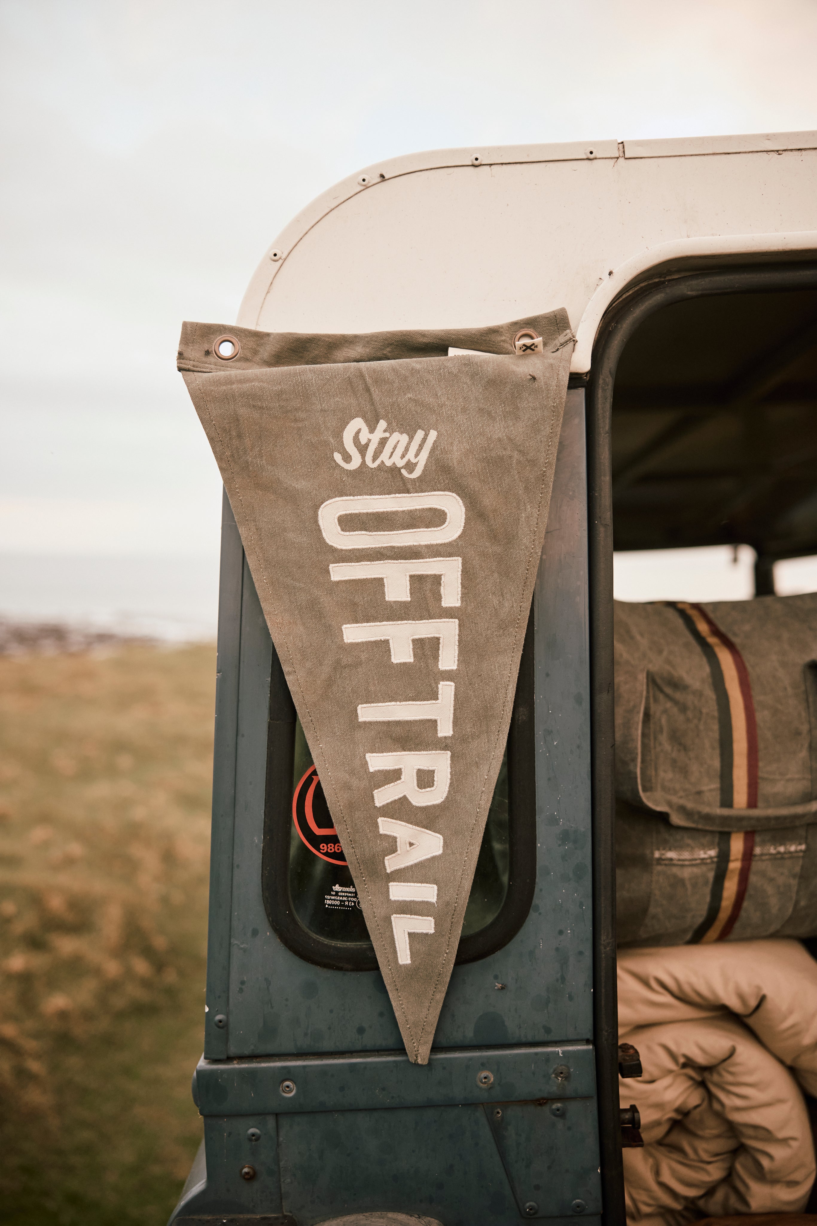 Off Trail Flag Wall Banner I Duffle Green