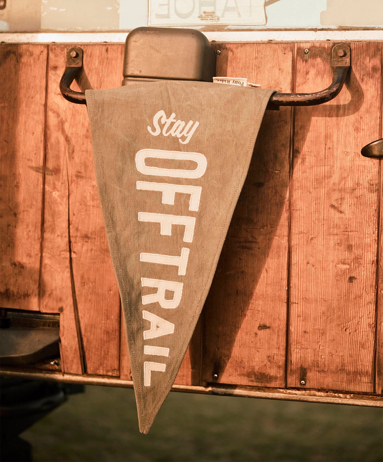 Off Trail Flag Wall Banner I Duffle Green