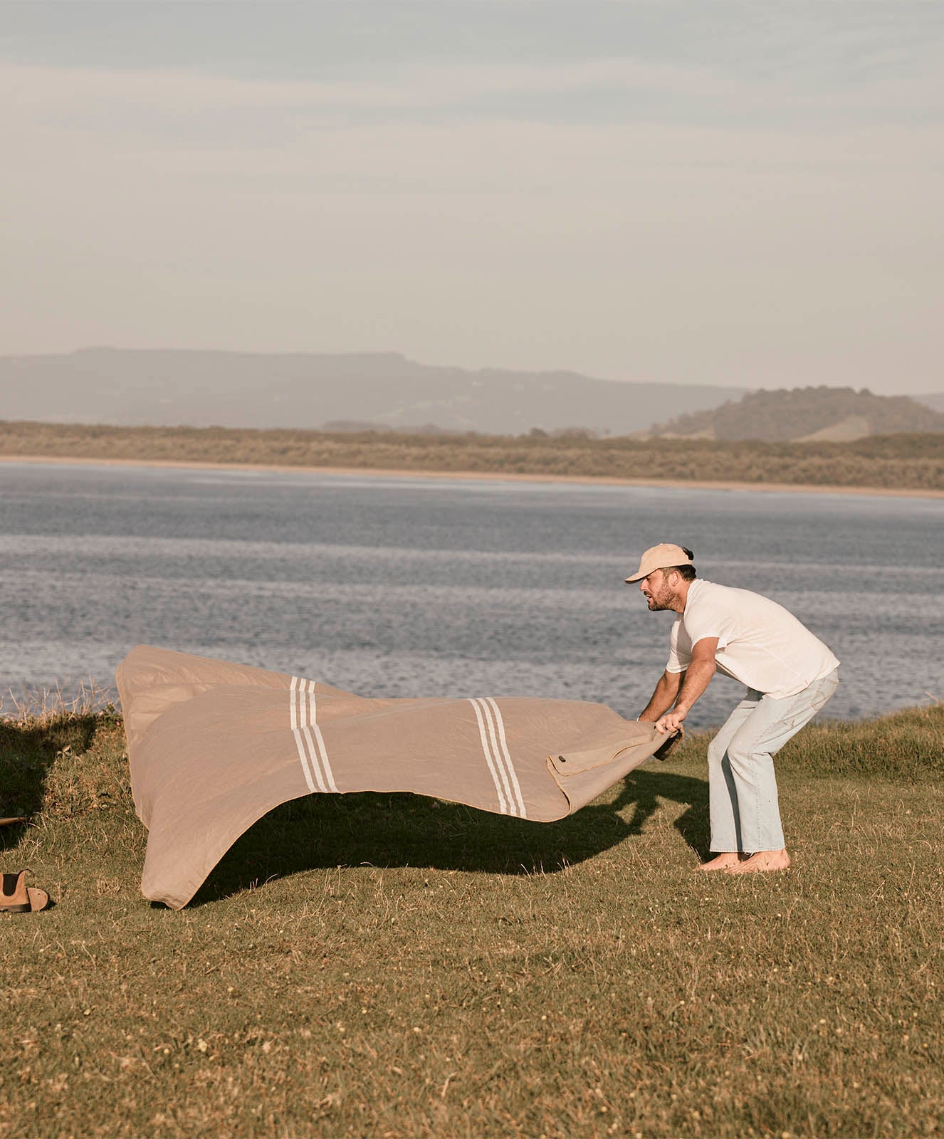 New Yorker Cotton Blanket | Olive