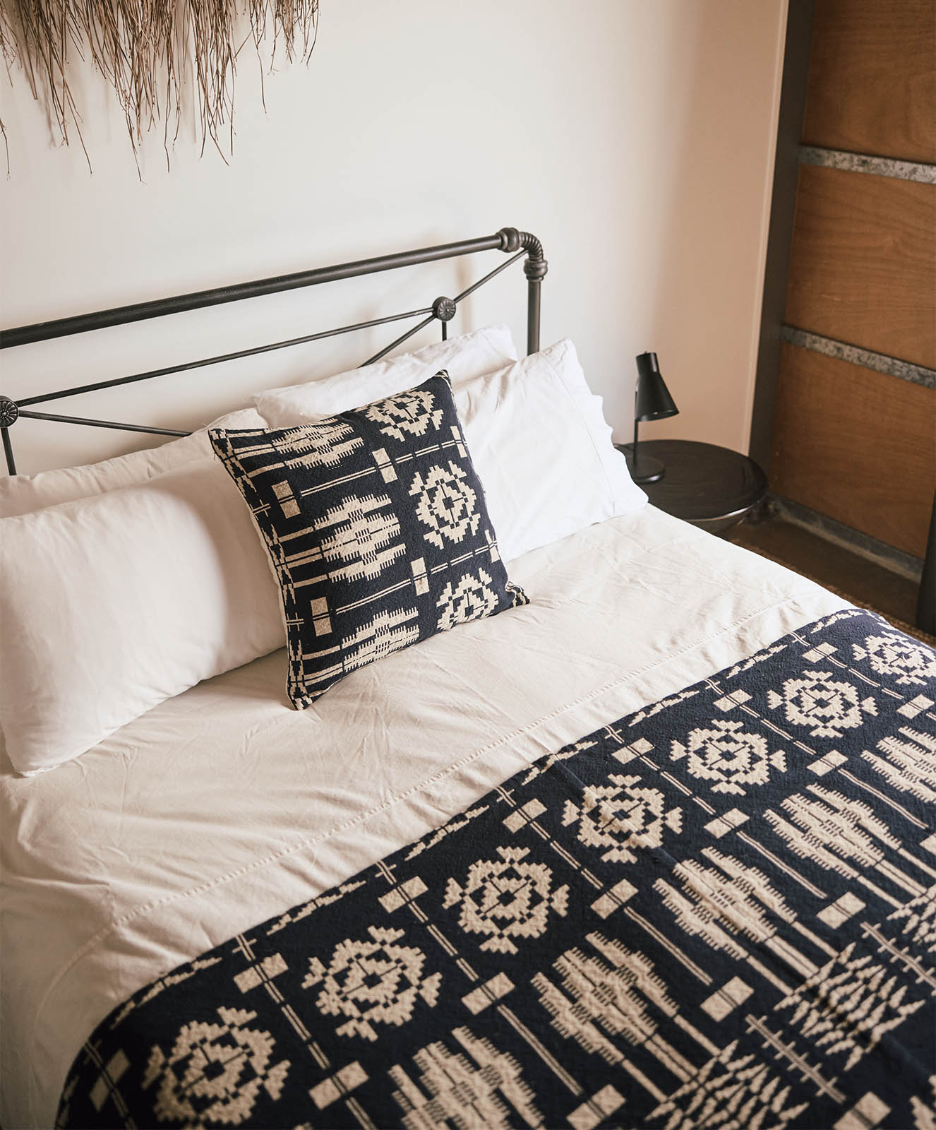 Lands Heritage Weave Cushion Cover | Navy
