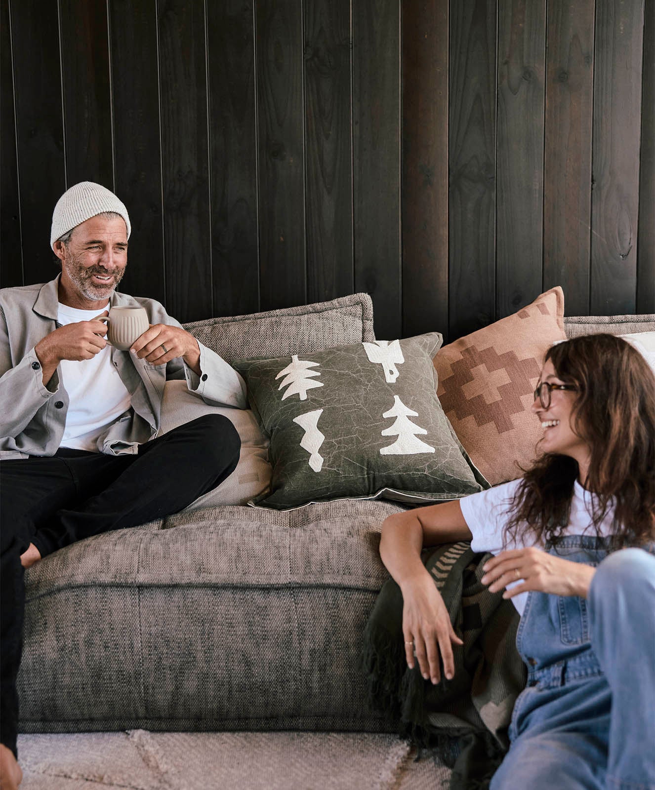 Elements Cushion | Dark Shadow