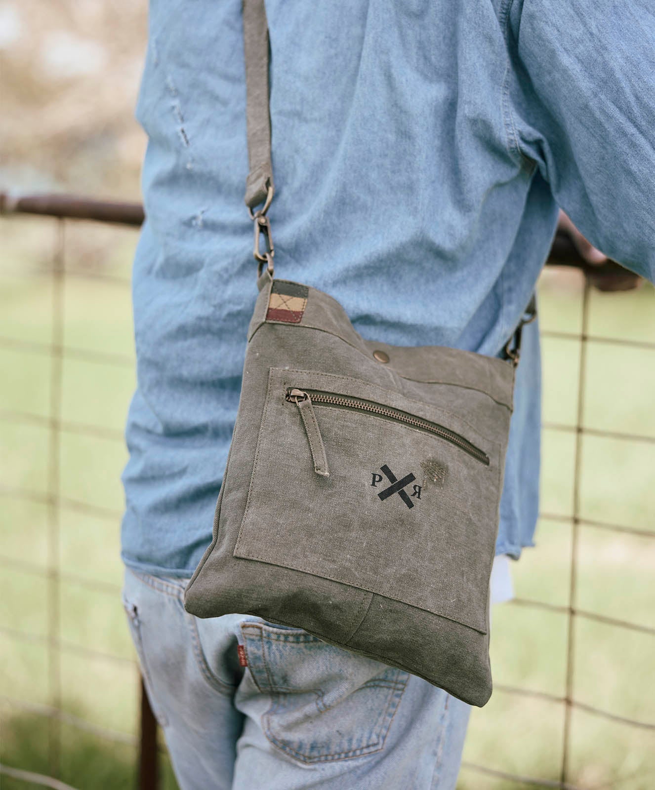 Escapee Satchel Bag I Upcycled I Khaki