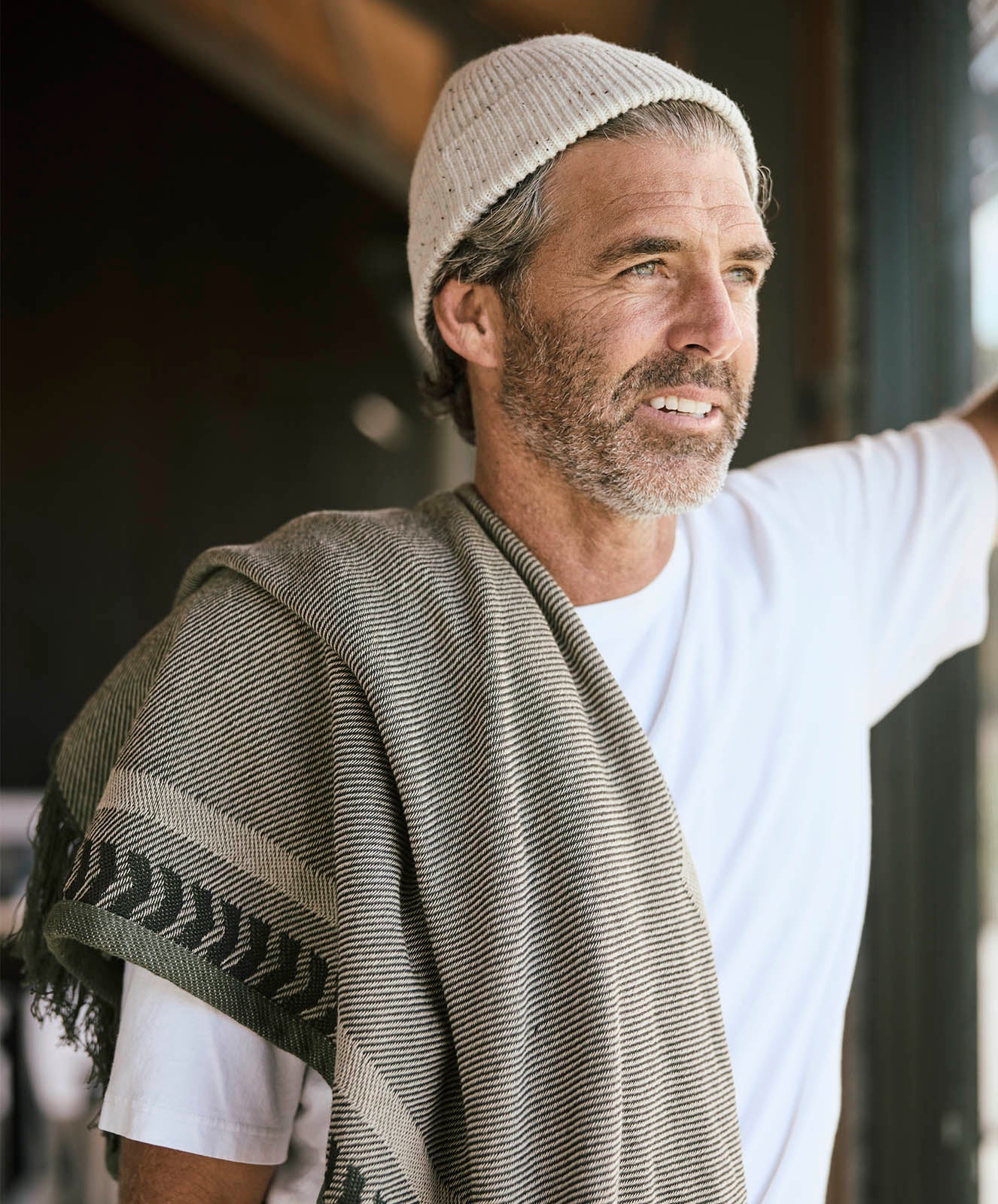 Merino Wool Beanie I Natural