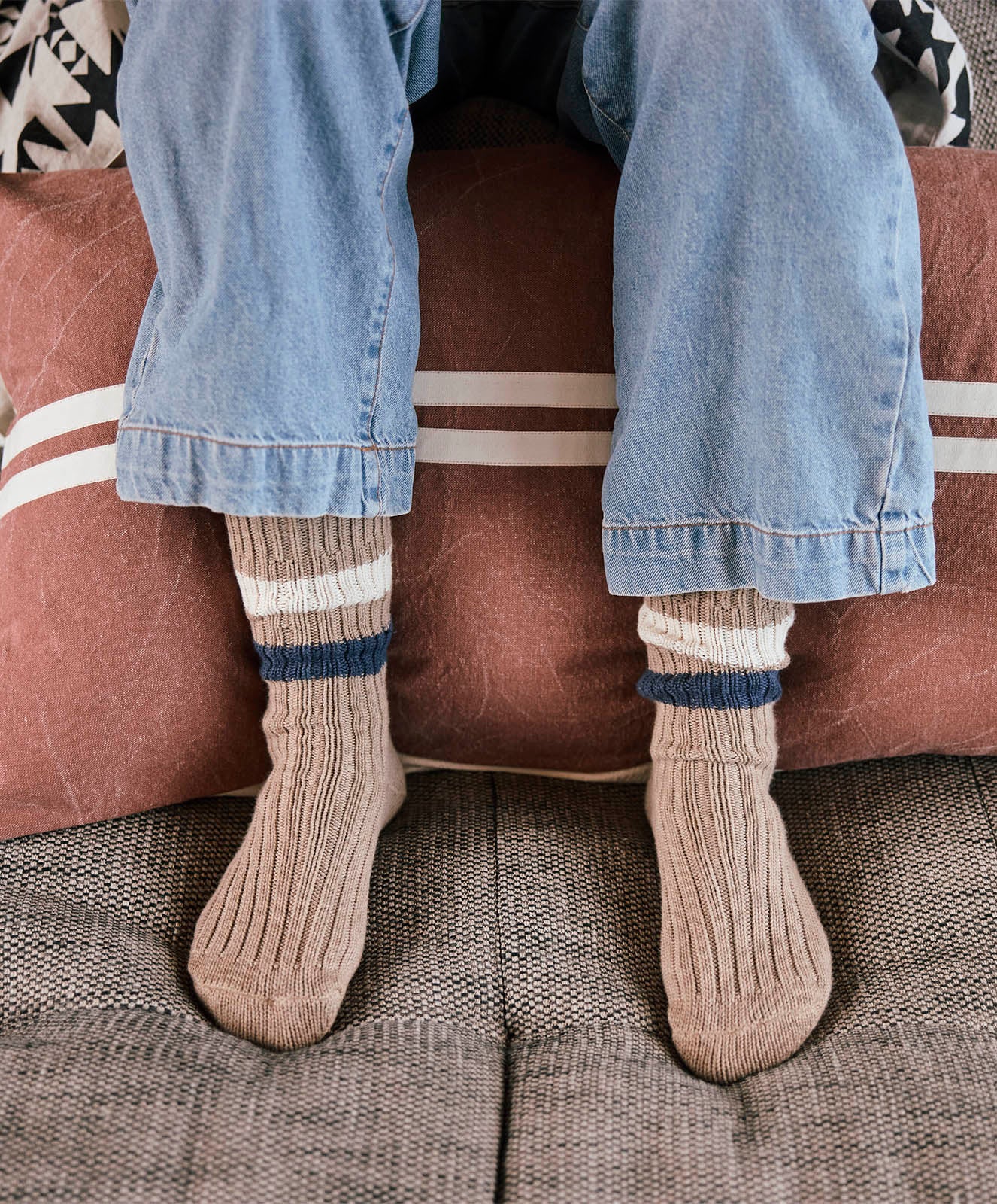 Wanderful Rectangle Cushion I Baked Clay (PRE SALE)