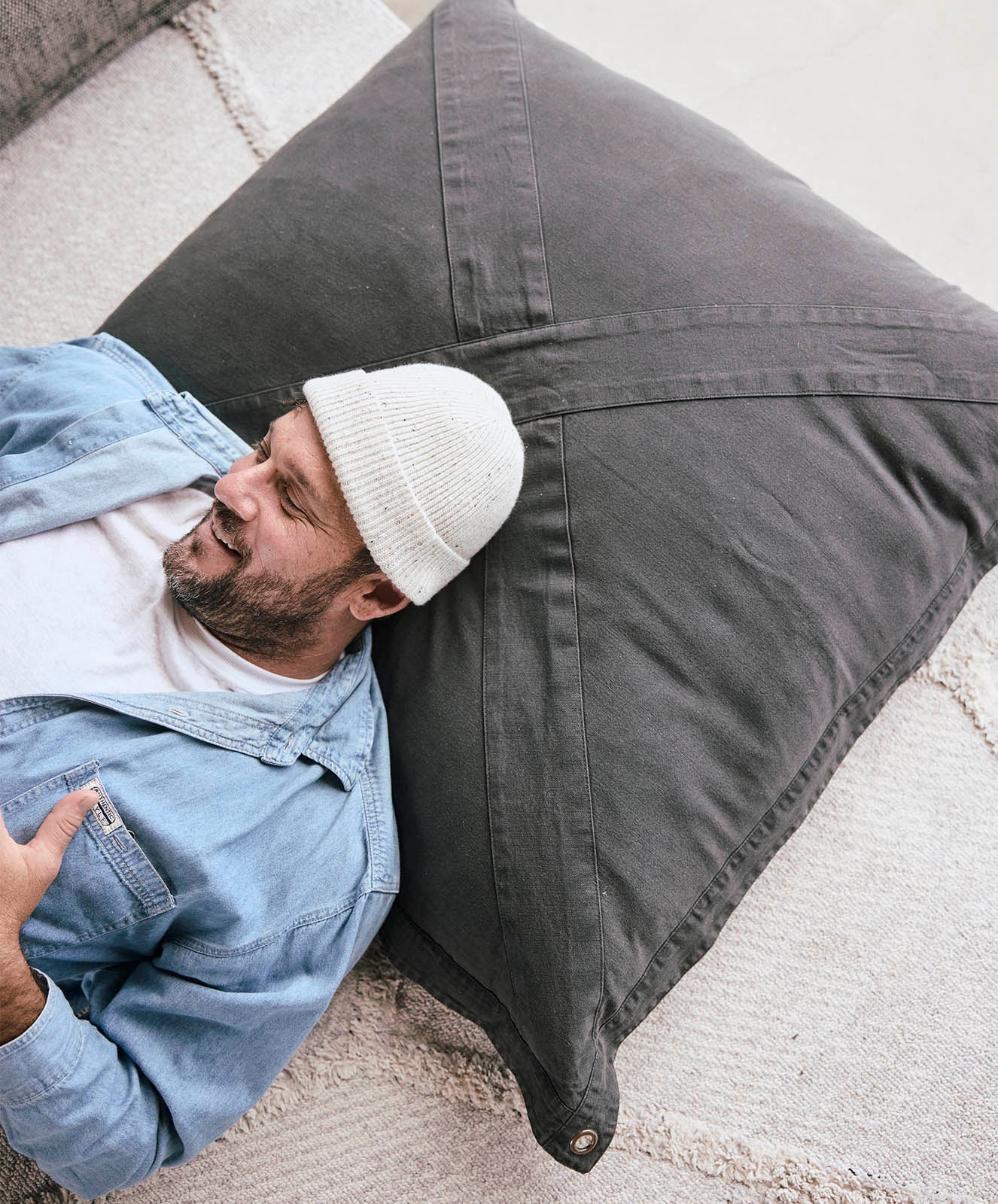 Highlander X Floor Cushion | Charcoal