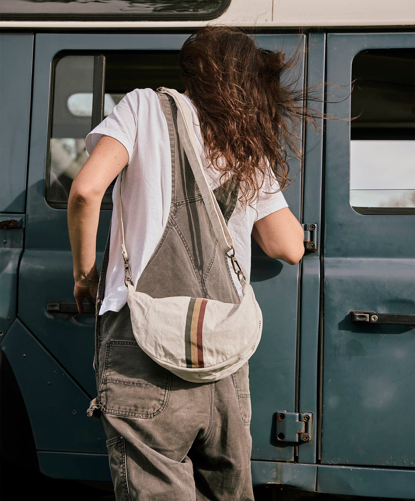 Escapee Shoulder Bag | Upcycled | Natural