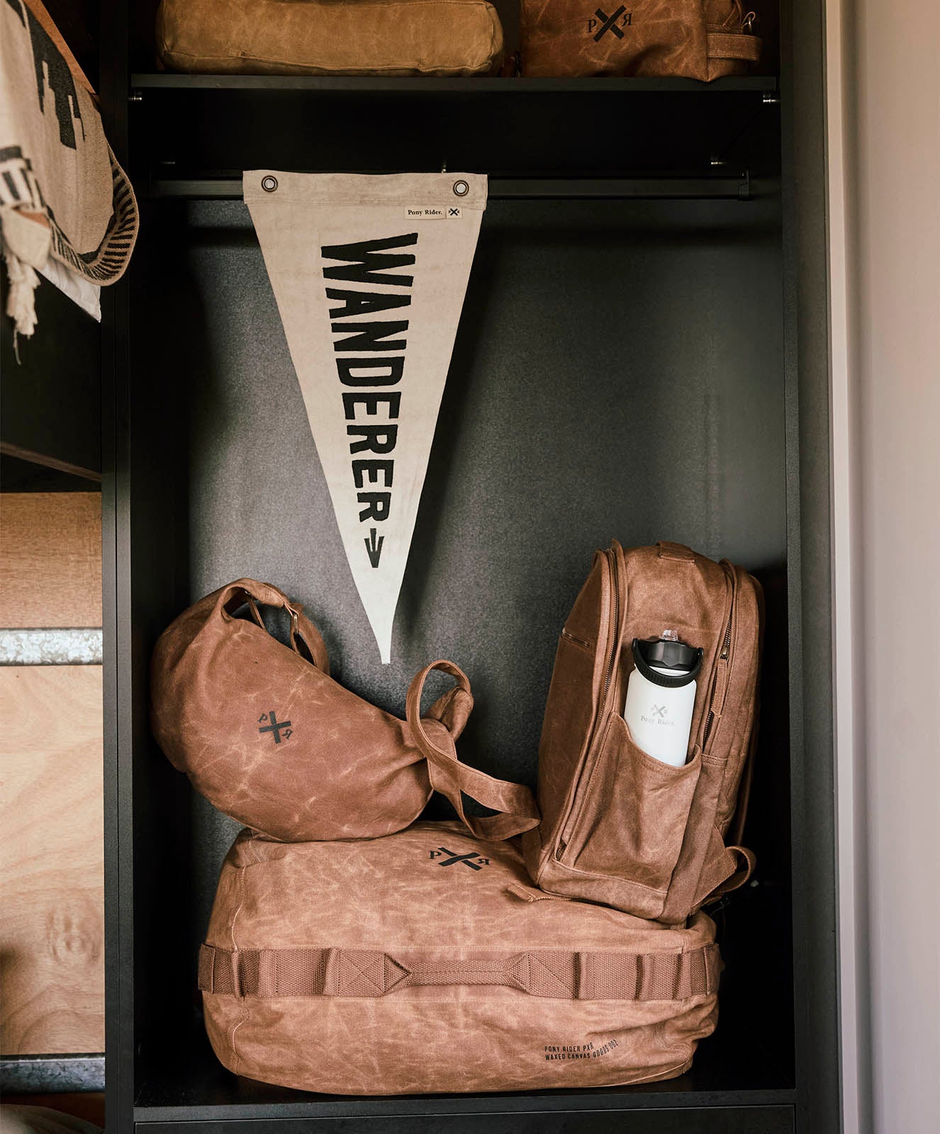 Wanderer Flag | Upcycled | Natural