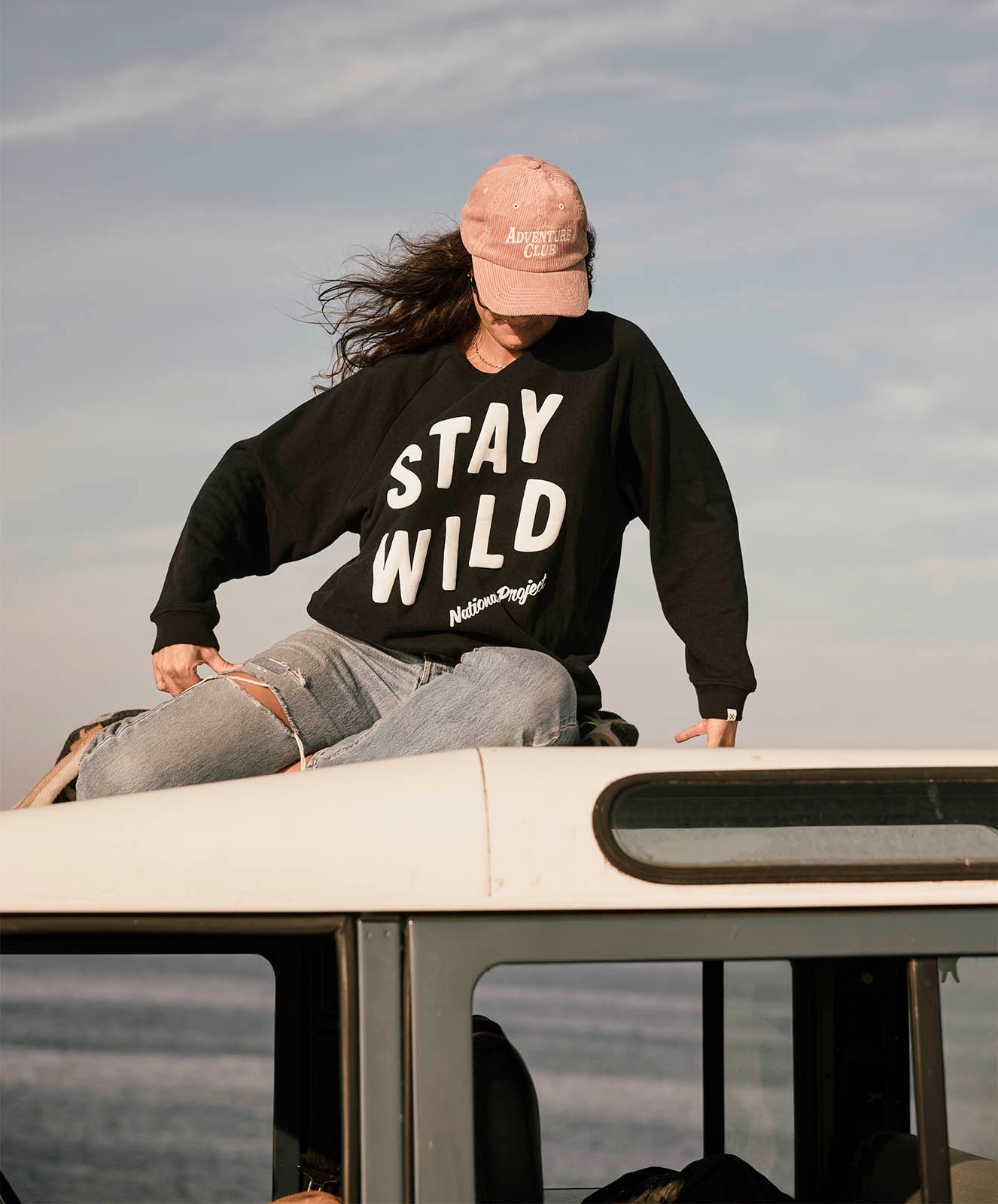 Stay Wild Crew Jumper