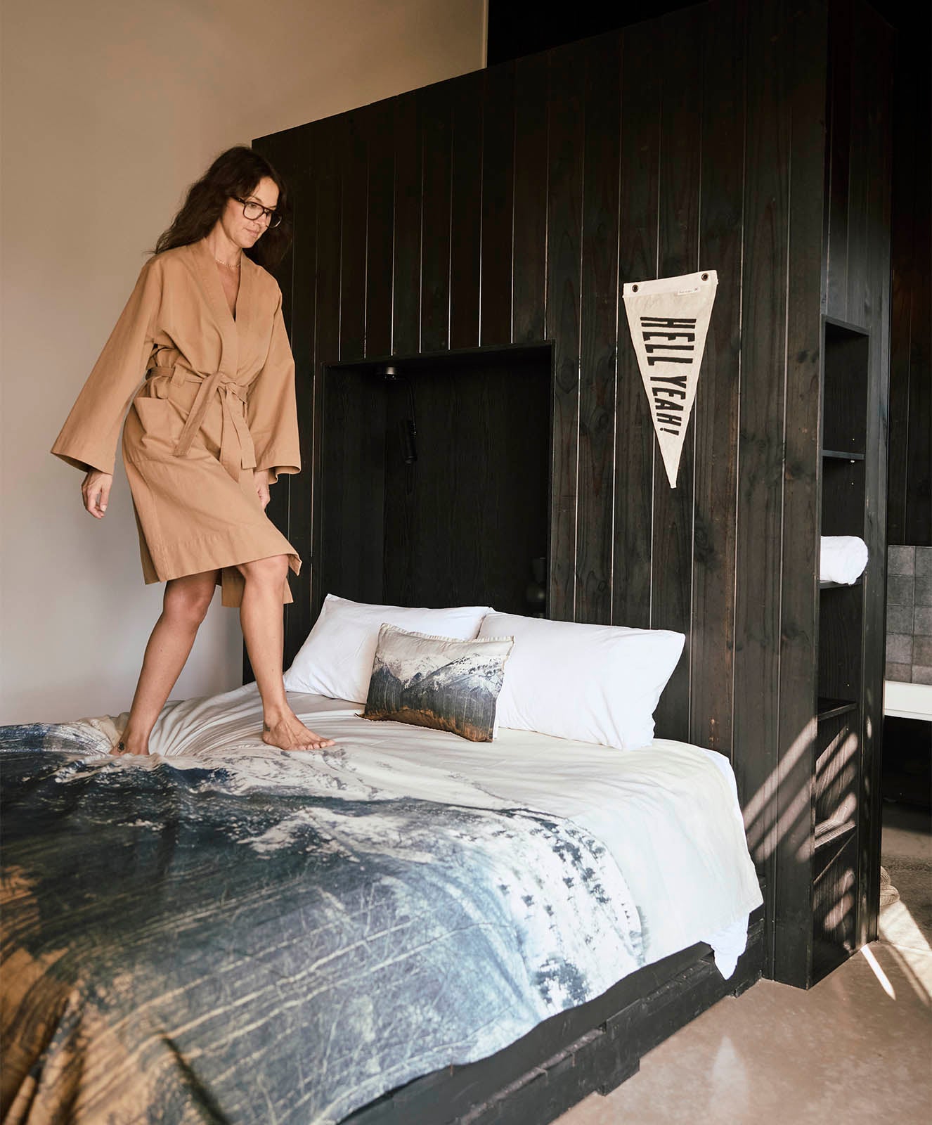 Weekender Organic Canvas Robe | Toffee Brown