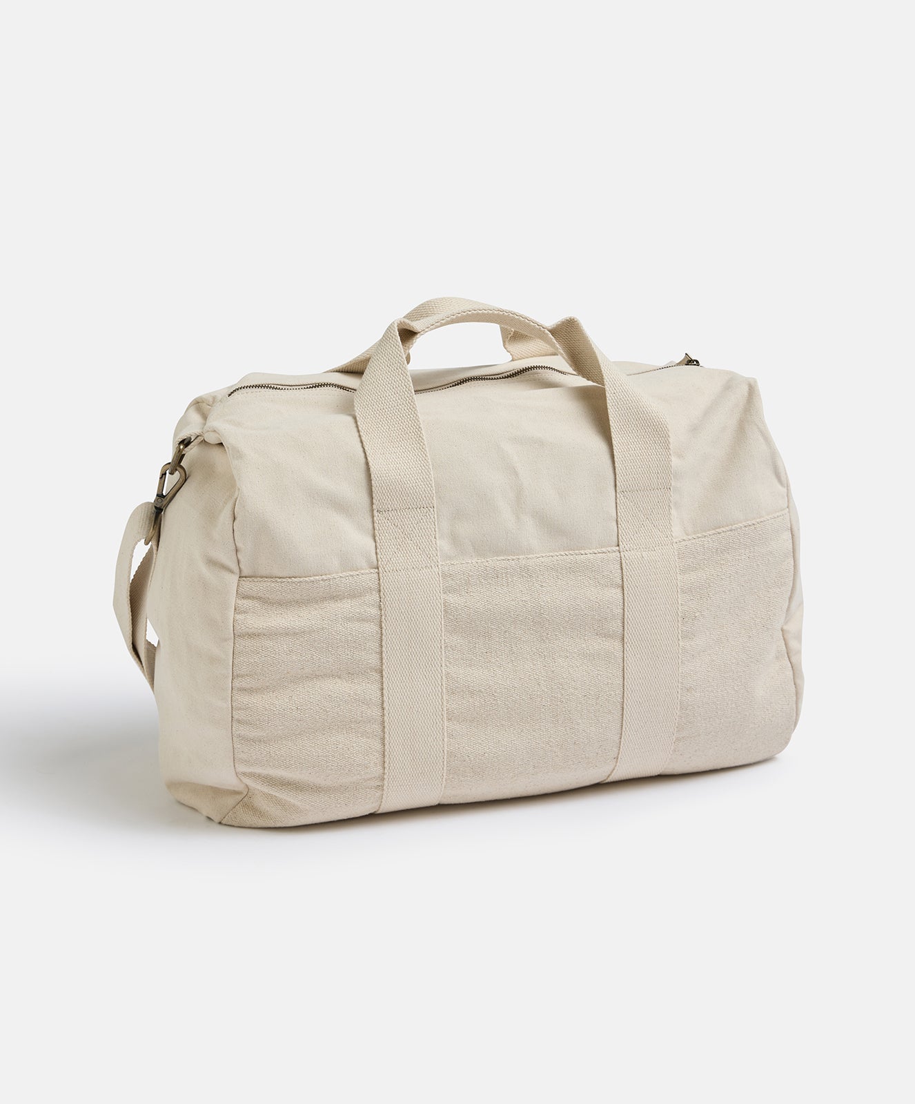 Wanderer Canvas Overnight Bag | Natural