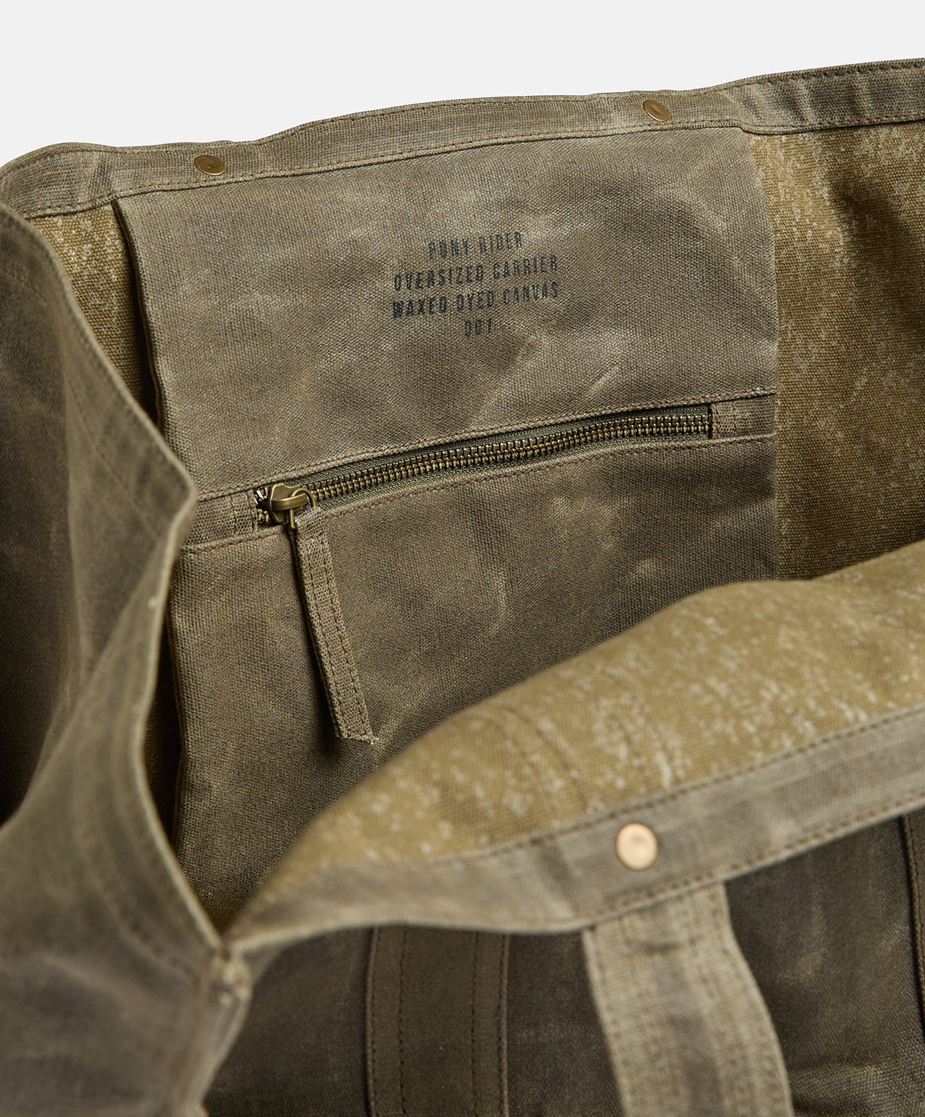 Market Canvas Tote Bag | Dark Olive