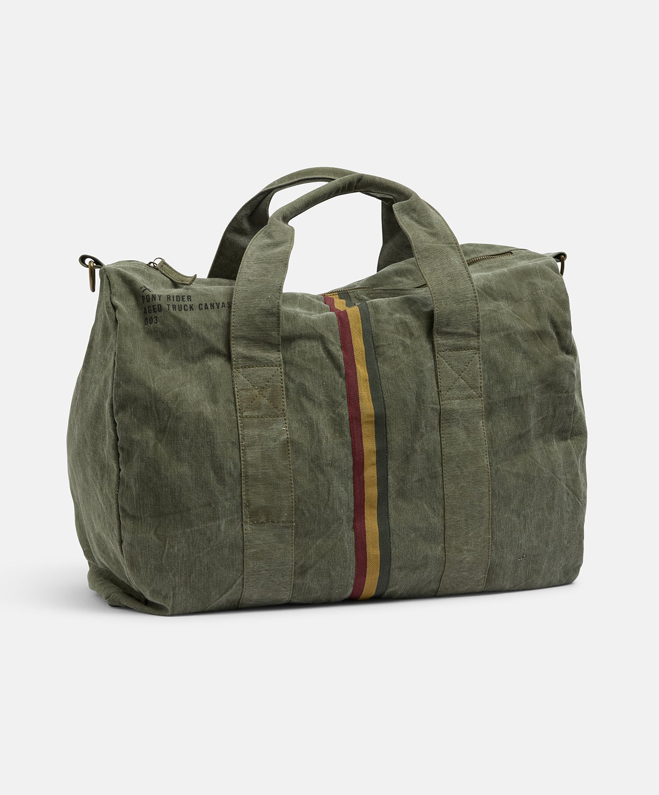 Escapee Overnight Bag I Upcycled I Khaki