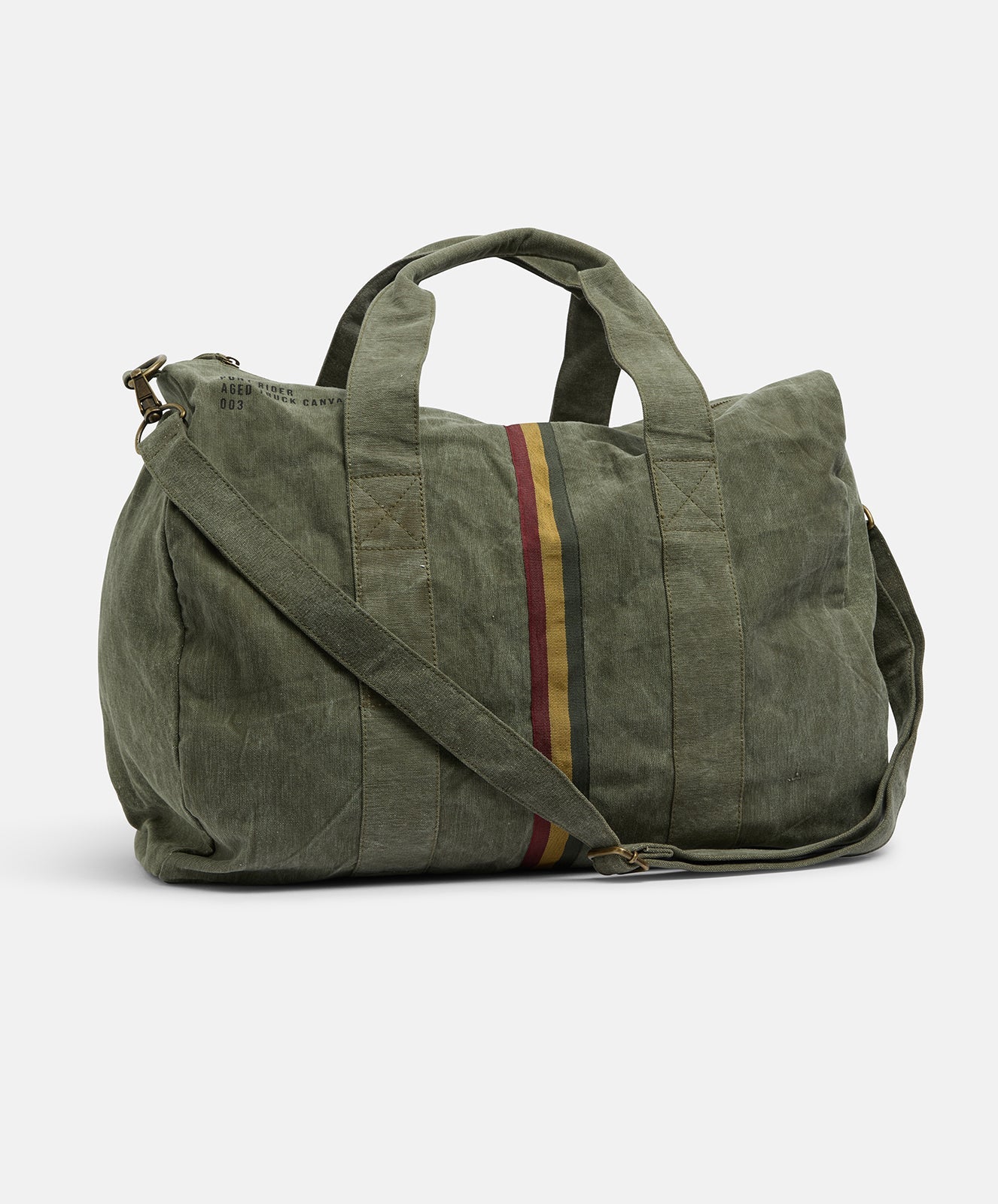 Escapee Overnight Bag I Upcycled I Khaki