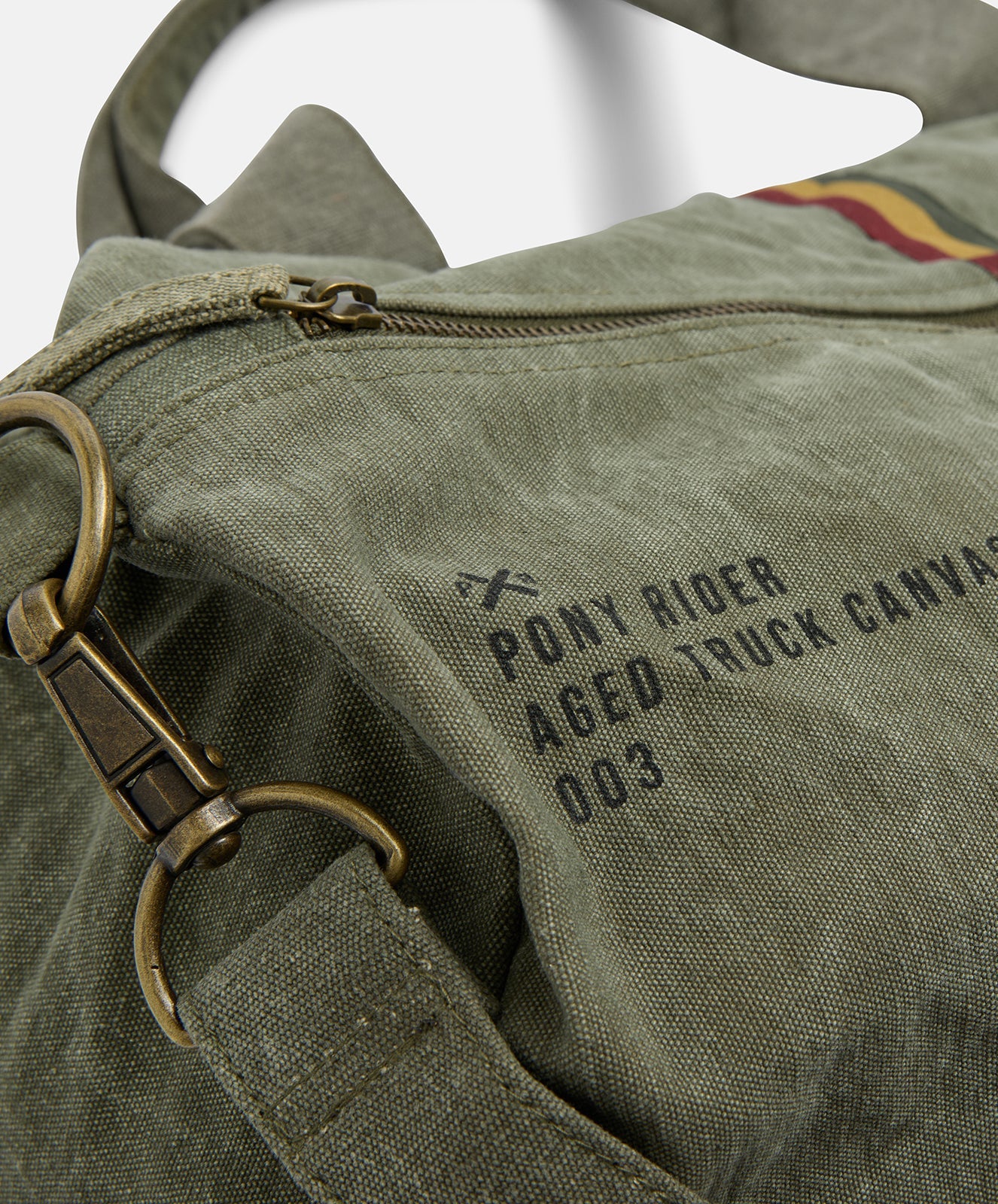 Escapee Overnight Bag I Upcycled I Khaki