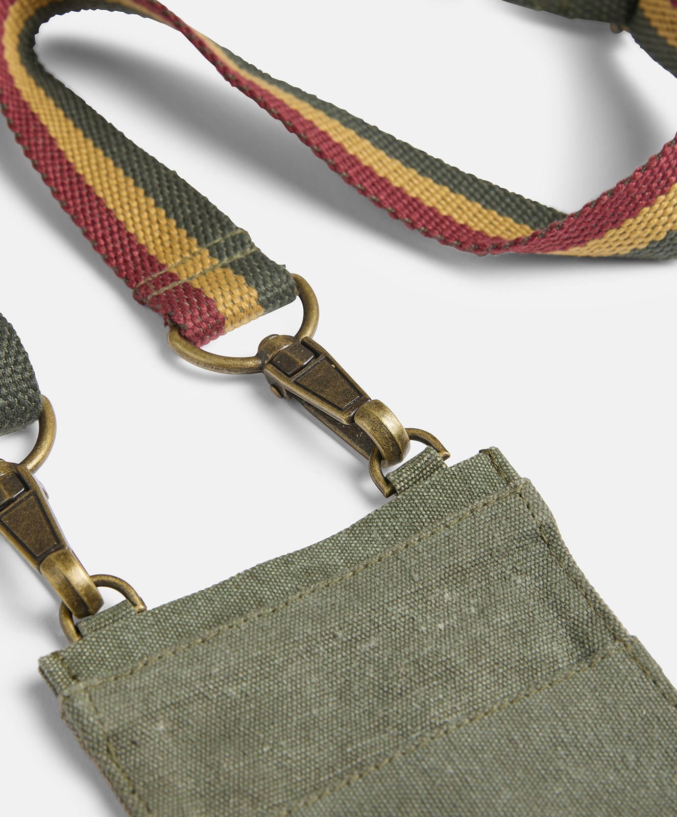 Escapee Cross Body Phone Bag I Upcycled I Khaki